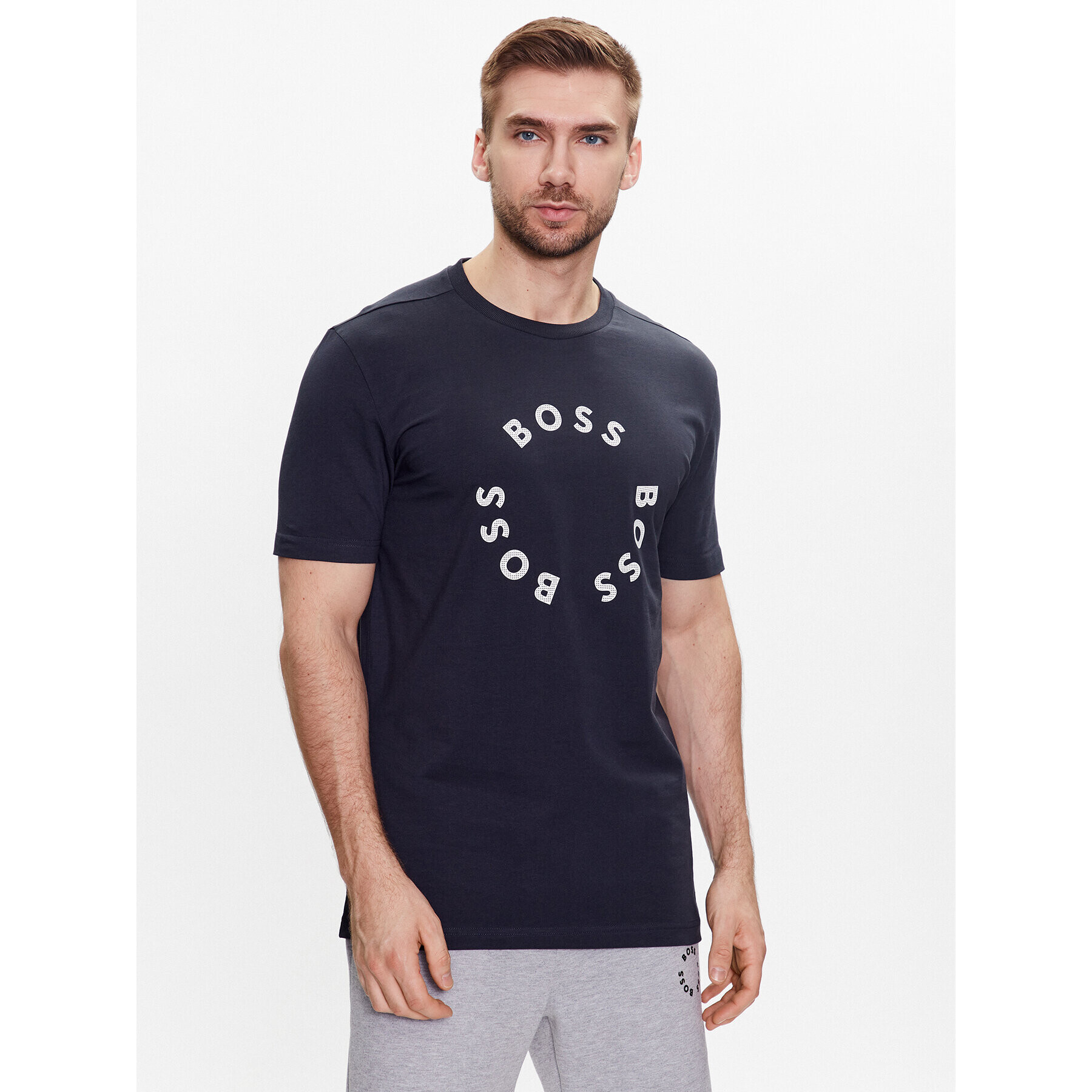 Boss Тишърт 50488831 Син Regular Fit - Pepit.bg