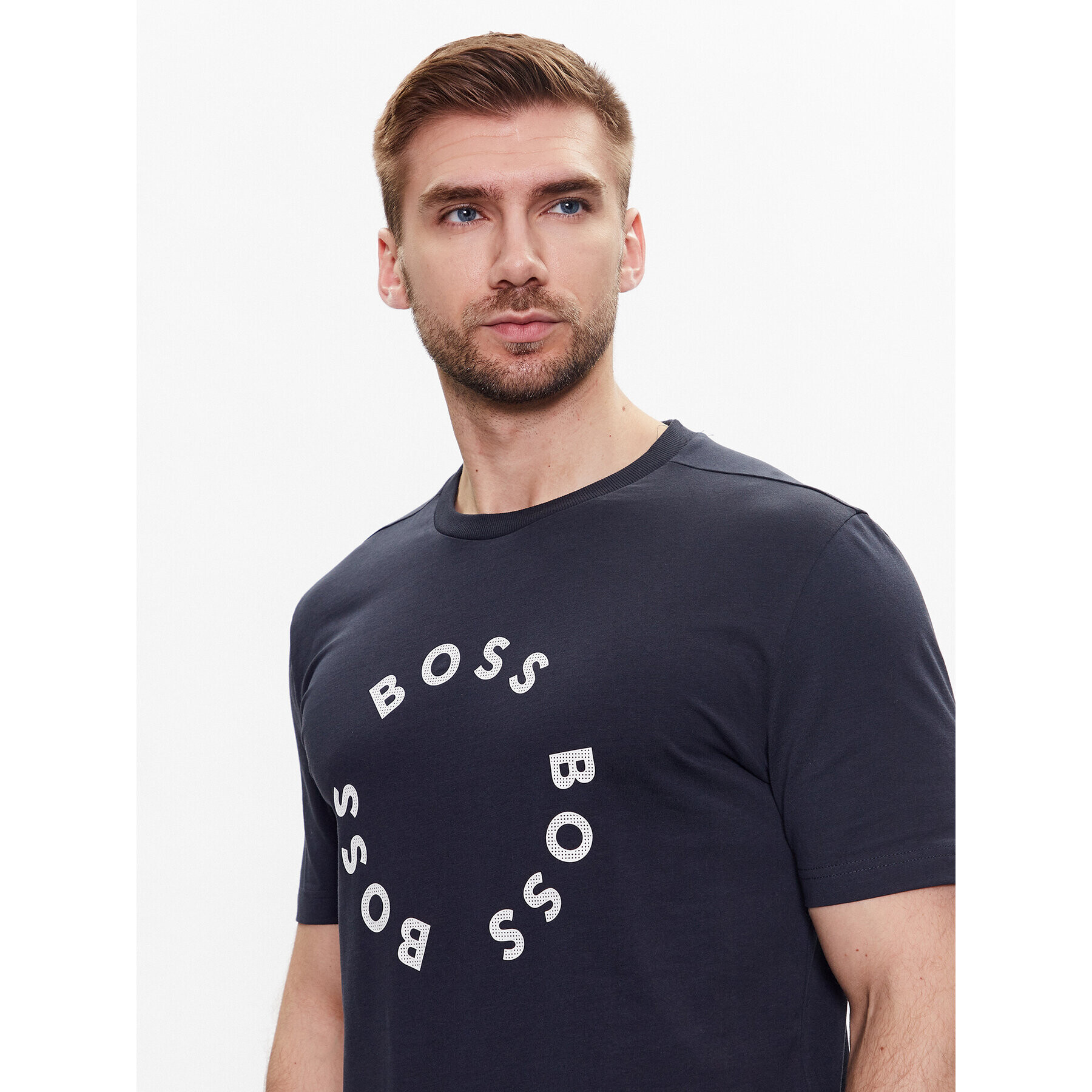 Boss Тишърт 50488831 Син Regular Fit - Pepit.bg