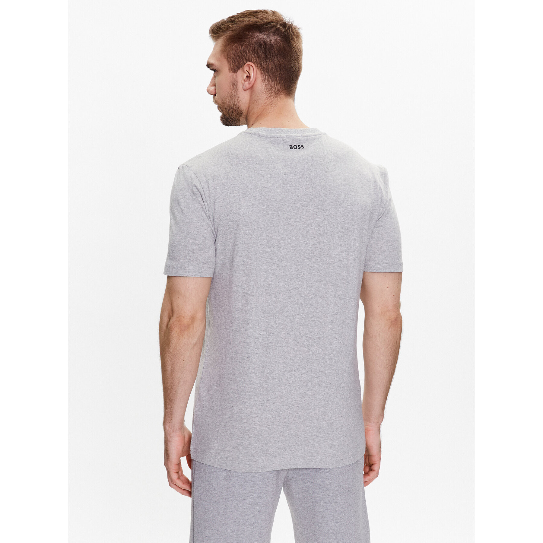 Boss Тишърт 50488831 Сив Regular Fit - Pepit.bg