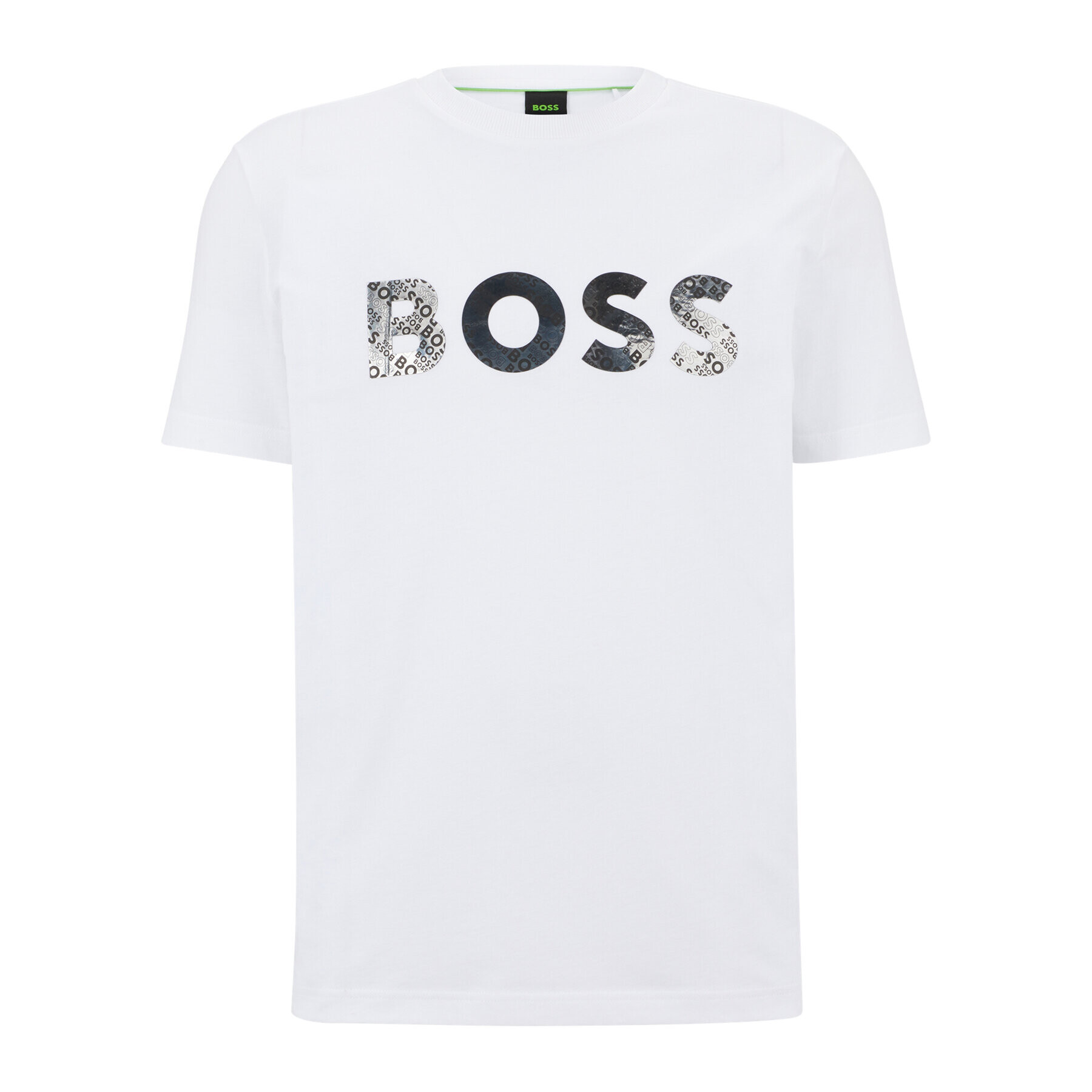 Boss Тишърт 50488833 Бял Regular Fit - Pepit.bg