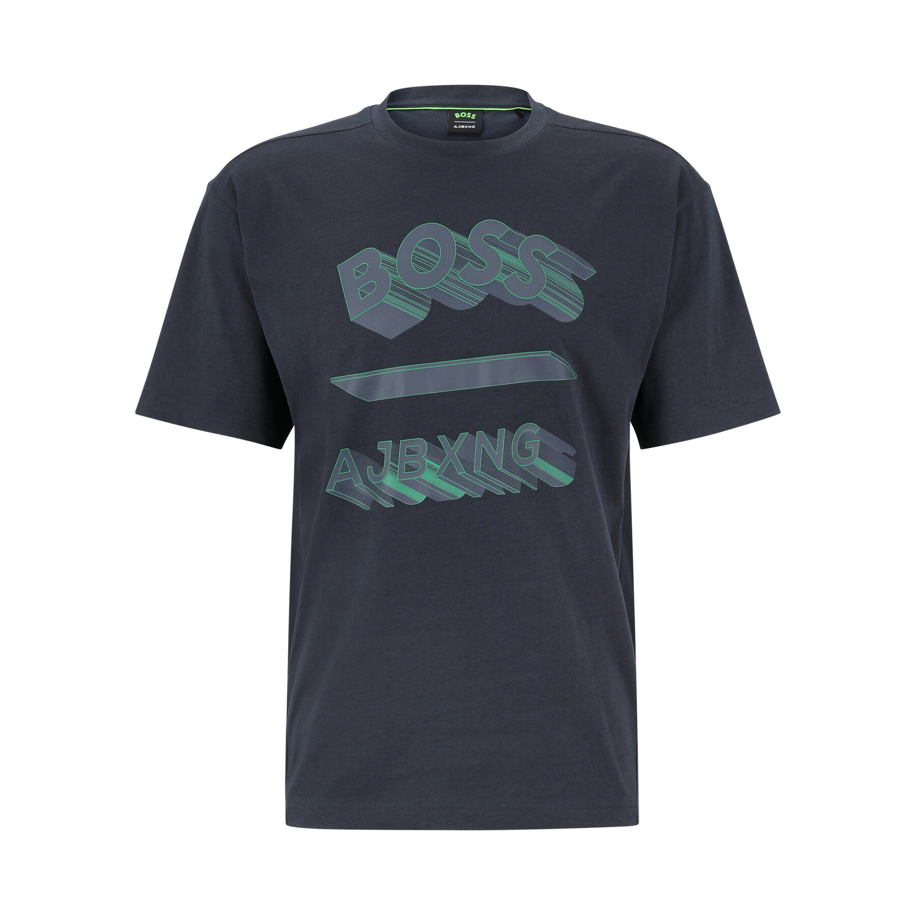 Boss Тишърт Talboa Aj 1 50488834 Тъмносин Relaxed Fit - Pepit.bg