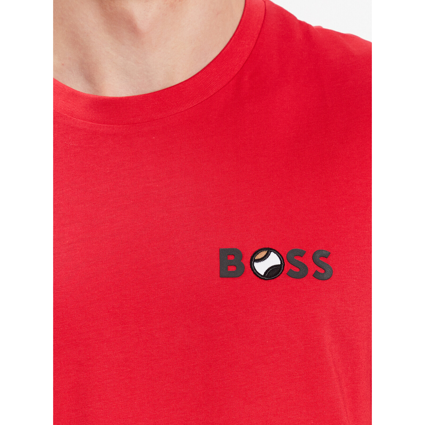 Boss Тишърт Tiburt 50489420 Червен Regular Fit - Pepit.bg