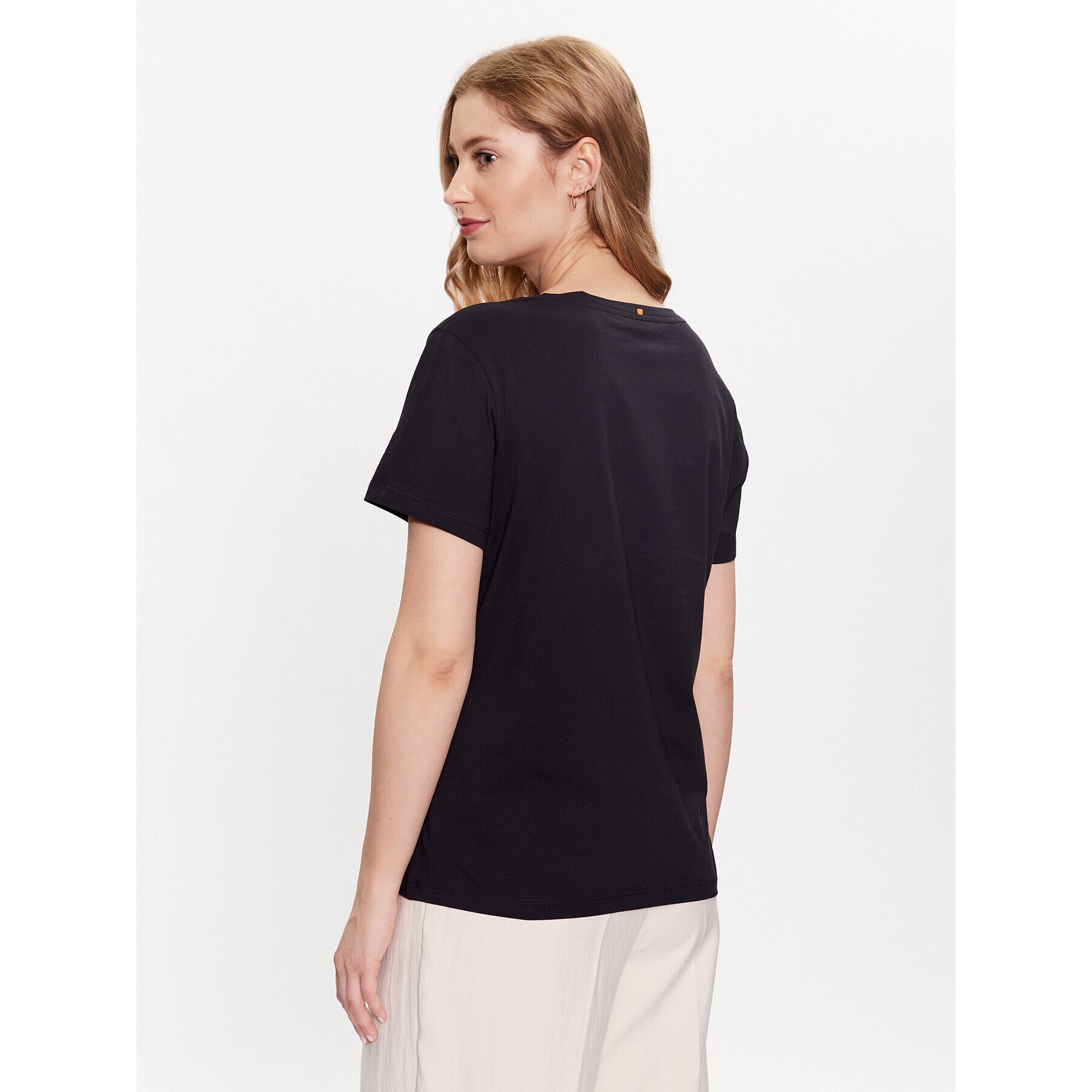 Boss Тишърт 50489871 Черен Slim Fit - Pepit.bg