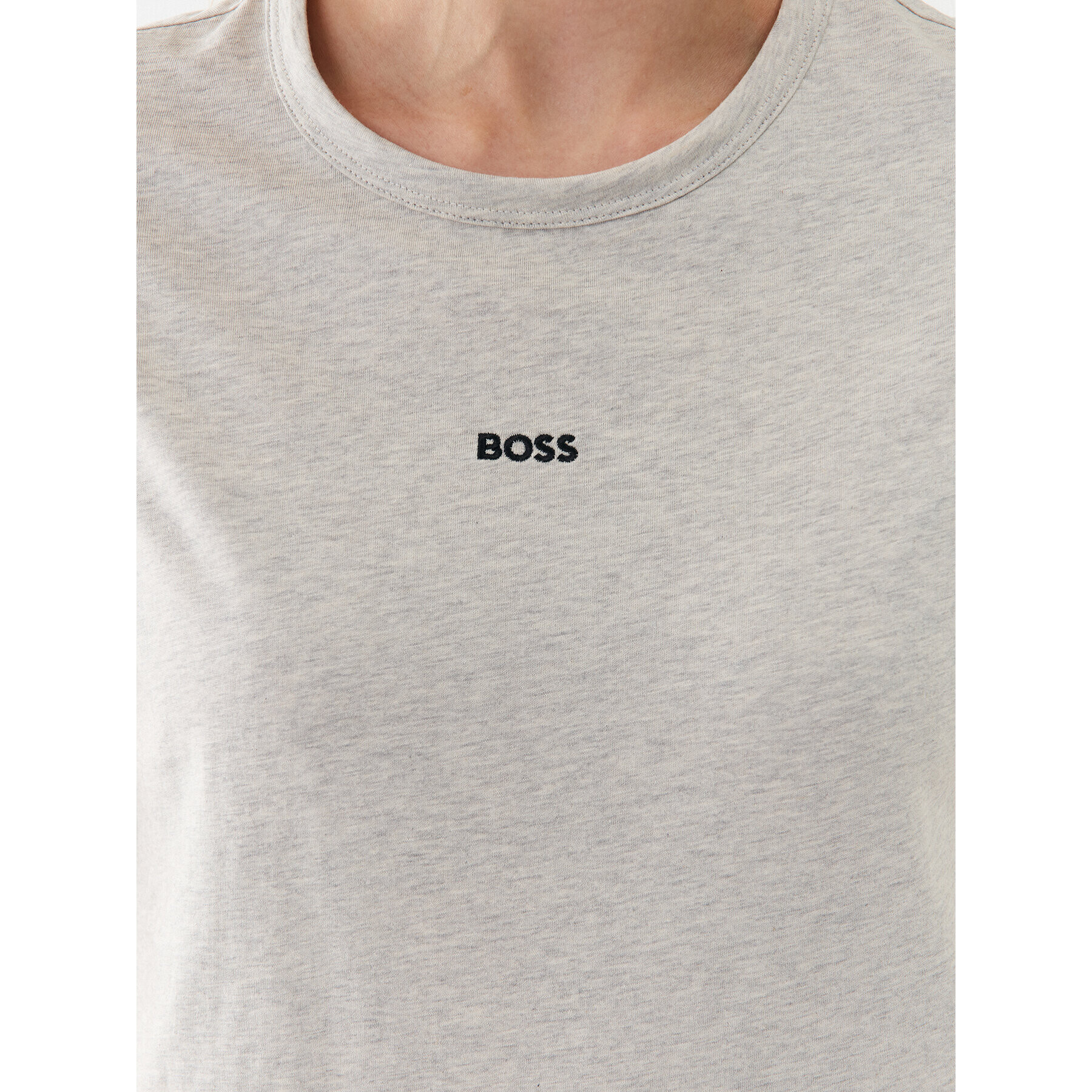 Boss Тишърт 50490018 Сив Slim Fit - Pepit.bg