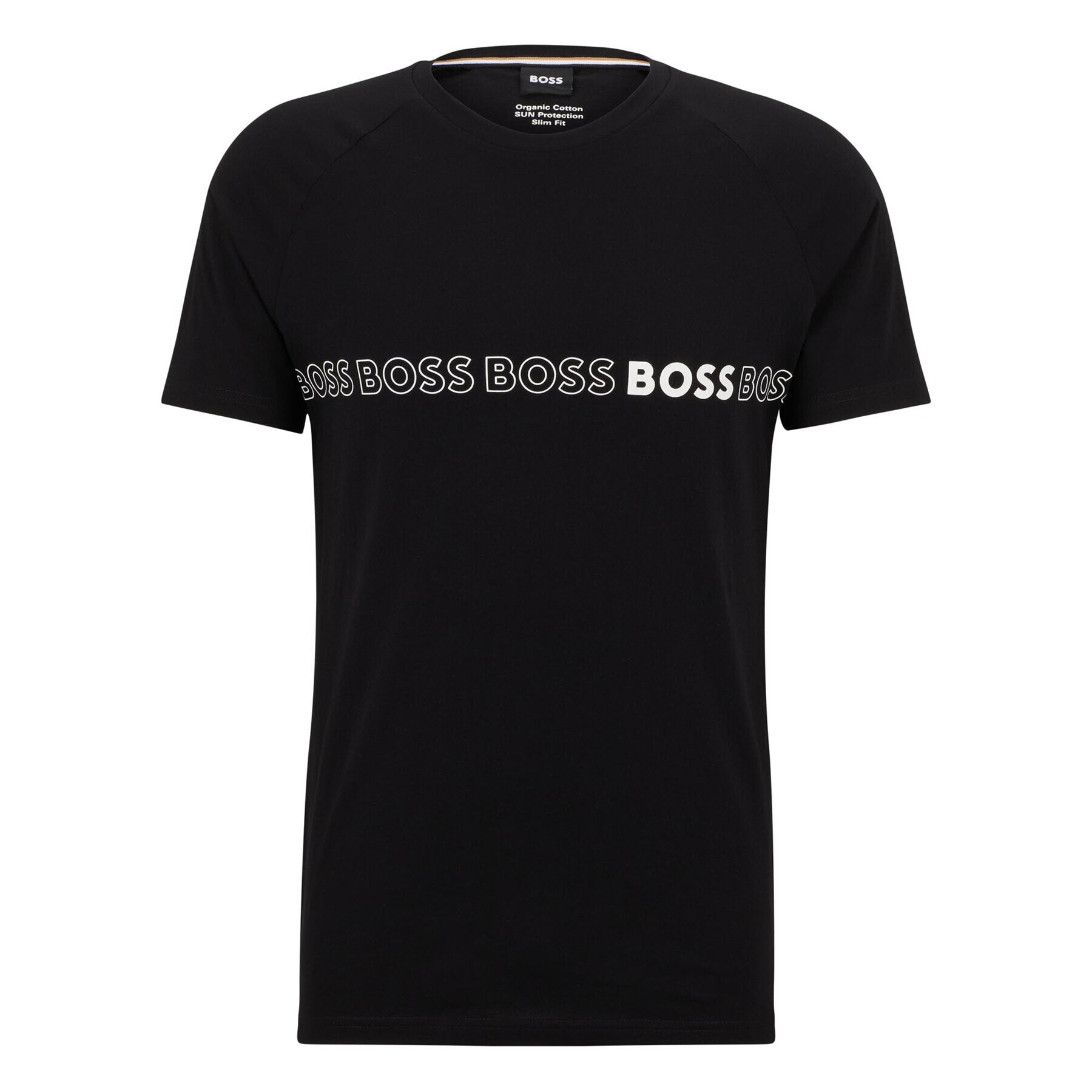 Boss Тишърт 50491696 Черен Slim Fit - Pepit.bg