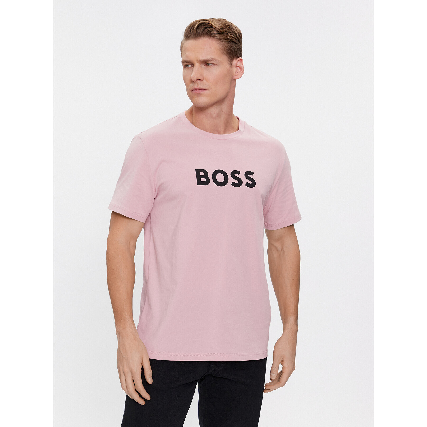 Boss Тишърт 50491706 Розов Regular Fit - Pepit.bg