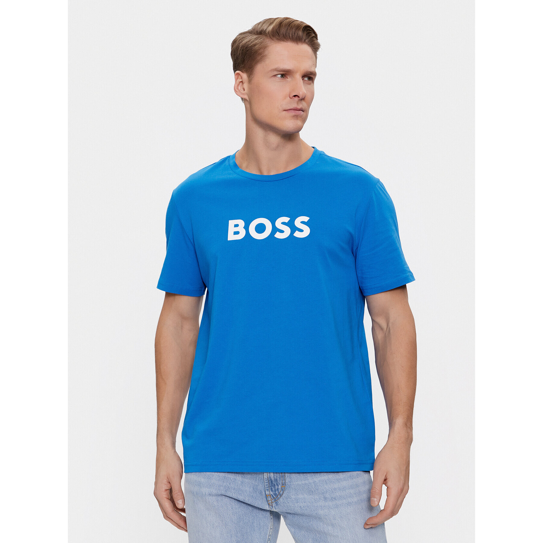 Boss Тишърт 50491706 Син Regular Fit - Pepit.bg