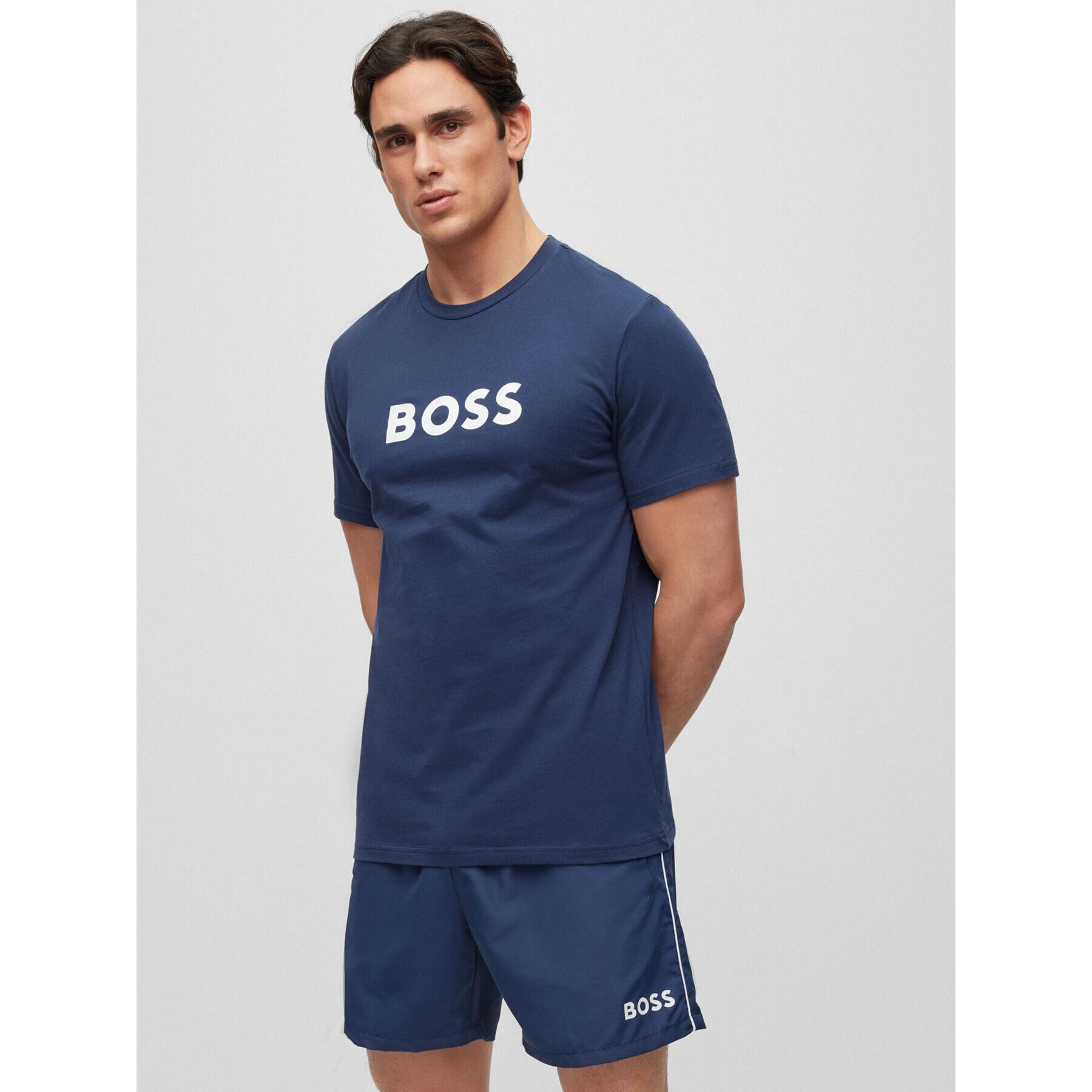 Boss Тишърт 50491706 Син Regular Fit - Pepit.bg