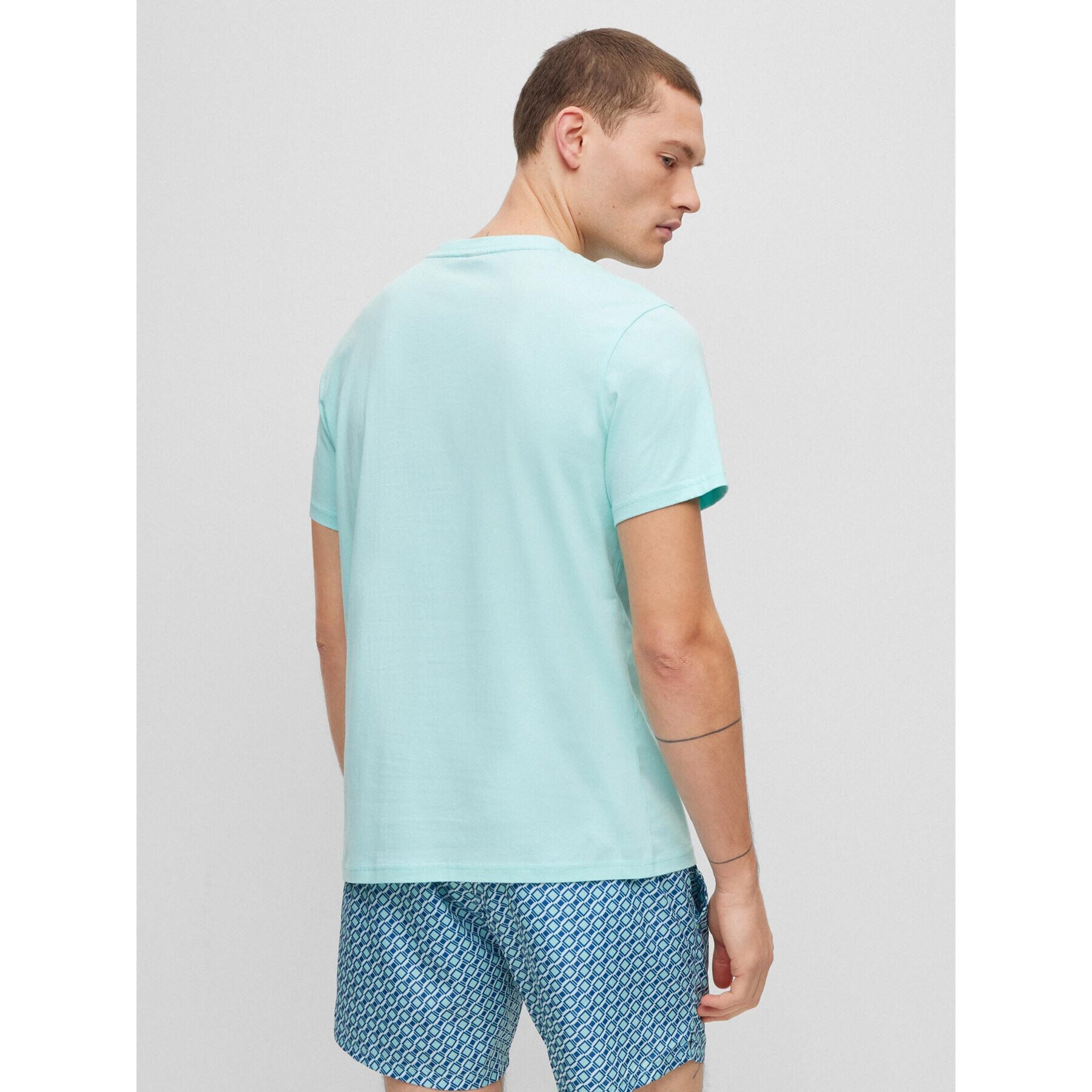 Boss Тишърт 50491706 Син Regular Fit - Pepit.bg