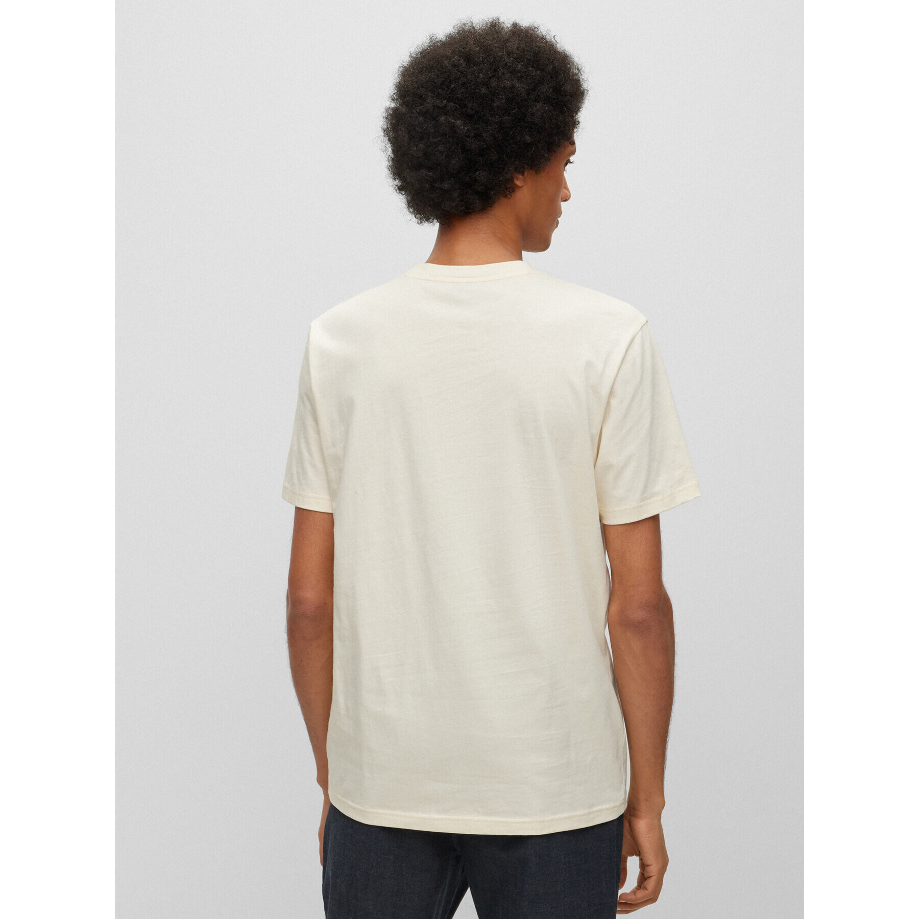 Boss Тишърт 50491716 Бежов Regular Fit - Pepit.bg