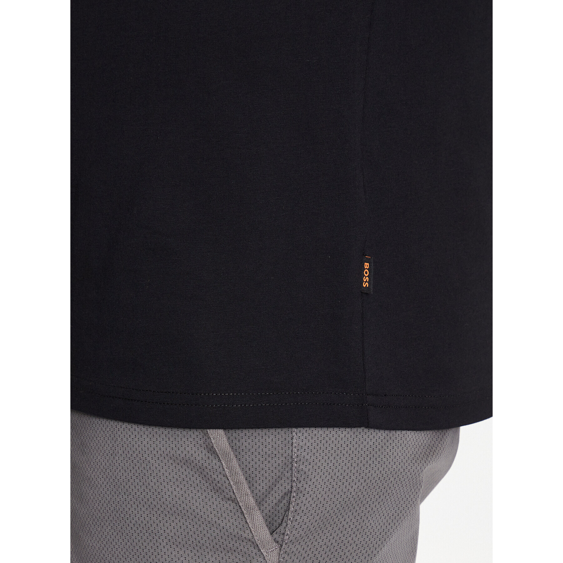 Boss Тишърт Teeshark 50491716 Черен Regular Fit - Pepit.bg