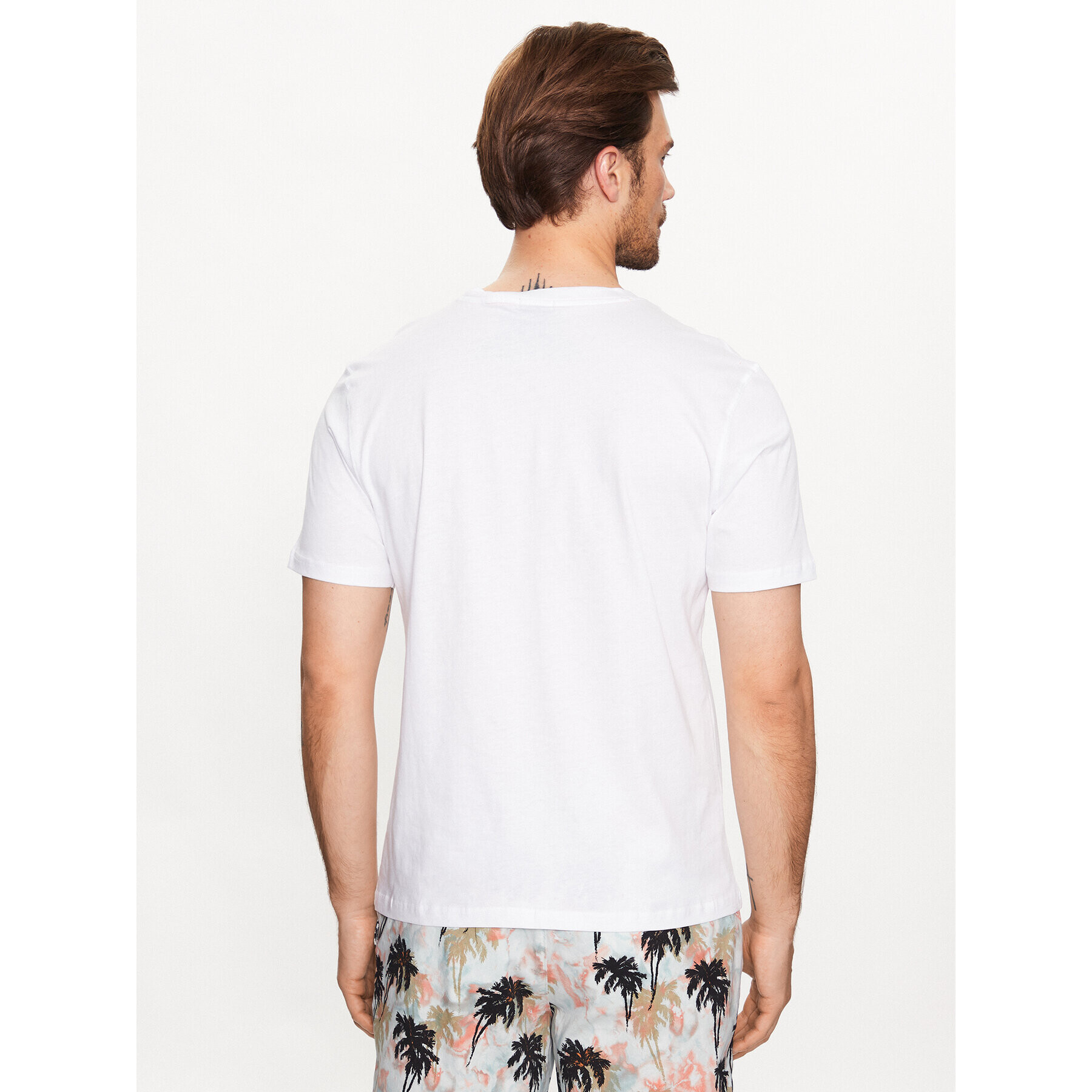 Boss Тишърт 50491718 Бял Relaxed Fit - Pepit.bg