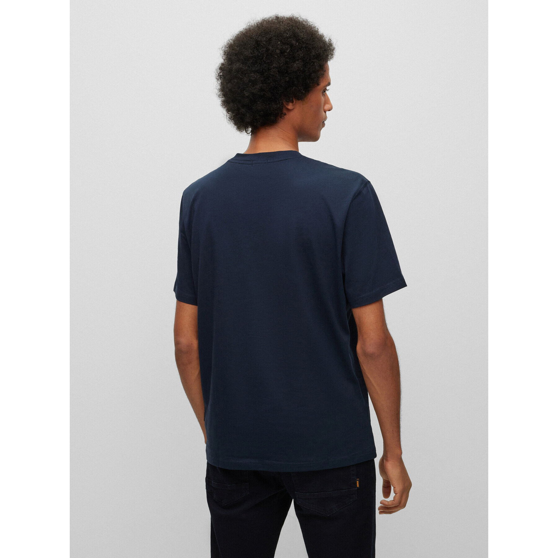 Boss Тишърт 50491718 Тъмносин Relaxed Fit - Pepit.bg