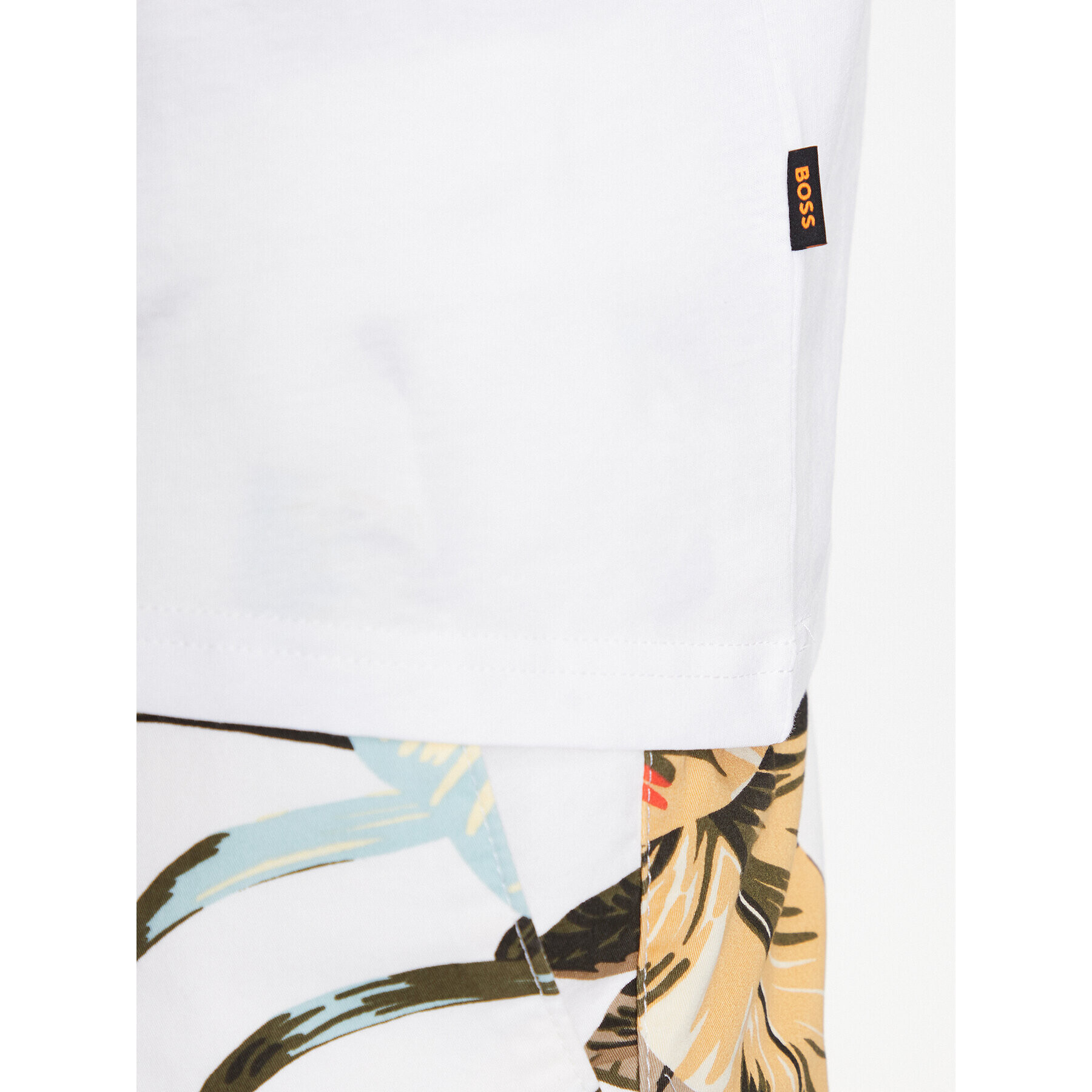 Boss Тишърт 50491723 Бял Relaxed Fit - Pepit.bg