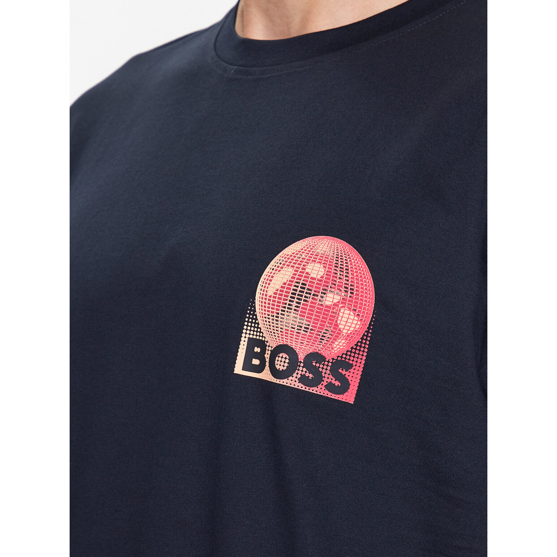 Boss Тишърт Universe 50491723 Тъмносин Relaxed Fit - Pepit.bg