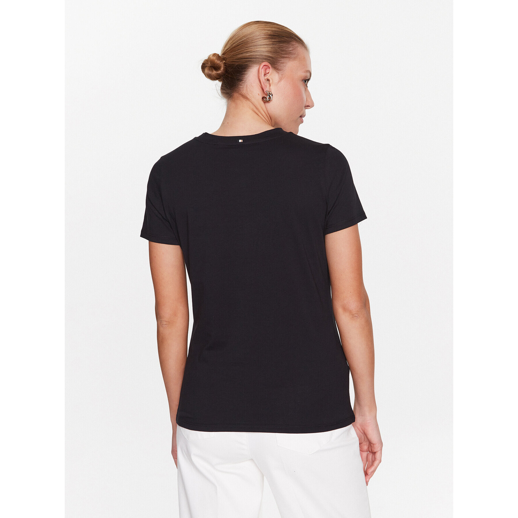 Boss Тишърт 50492743 Черен Slim Fit - Pepit.bg