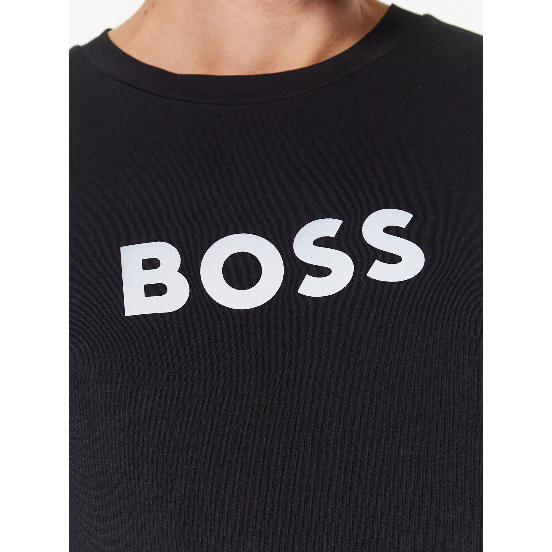 Boss Тишърт 50492743 Черен Slim Fit - Pepit.bg