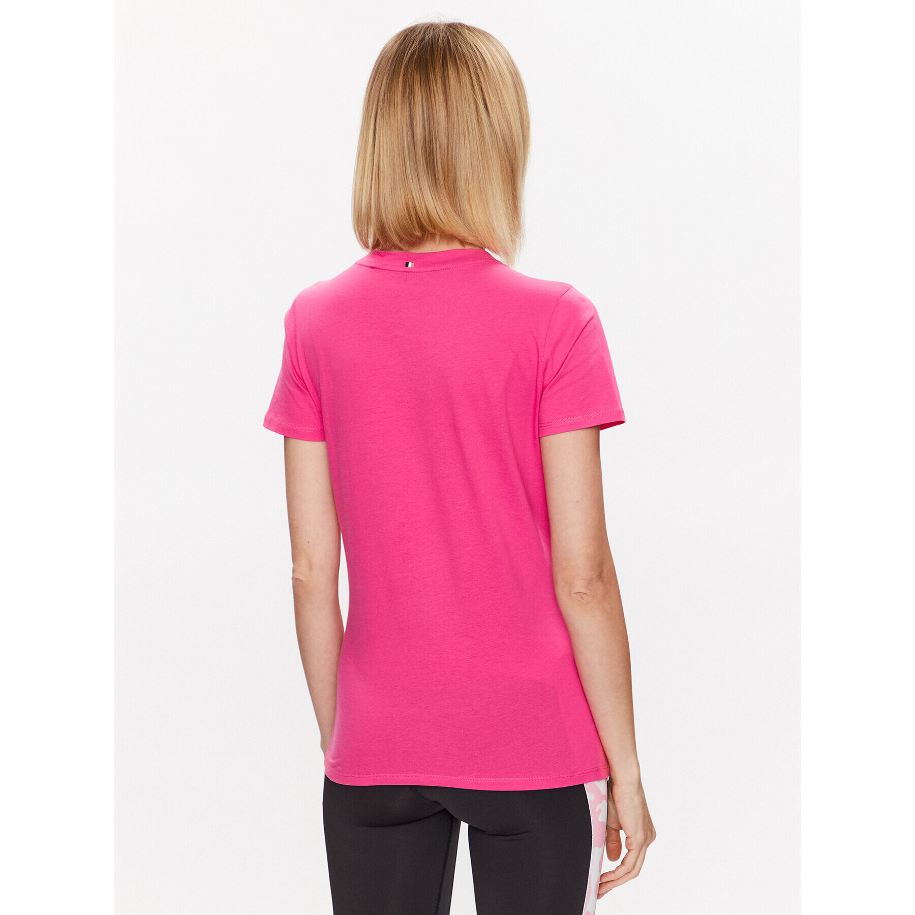 Boss Тишърт Elogo 1 50492743 Розов Slim Fit - Pepit.bg