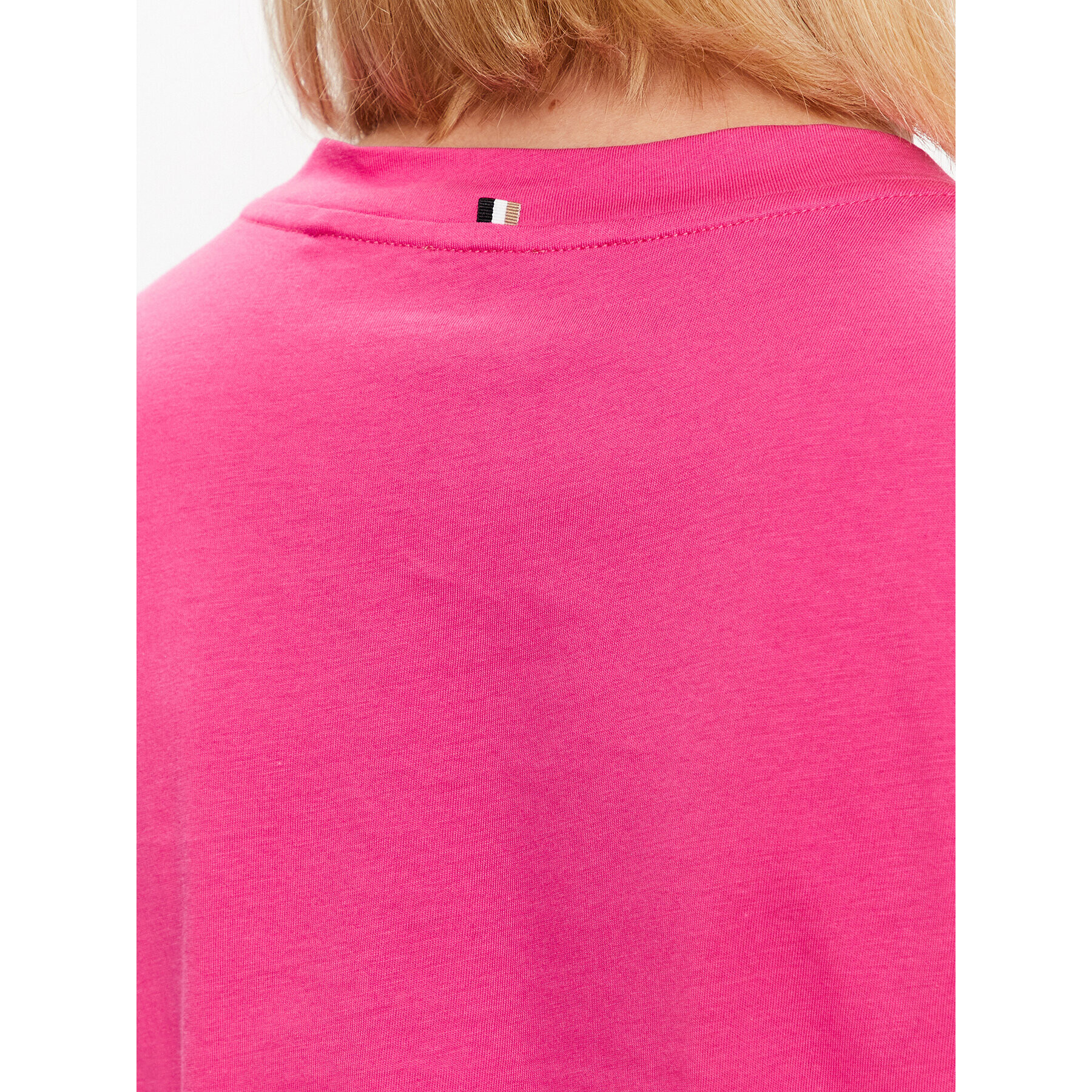 Boss Тишърт Elogo 1 50492743 Розов Slim Fit - Pepit.bg