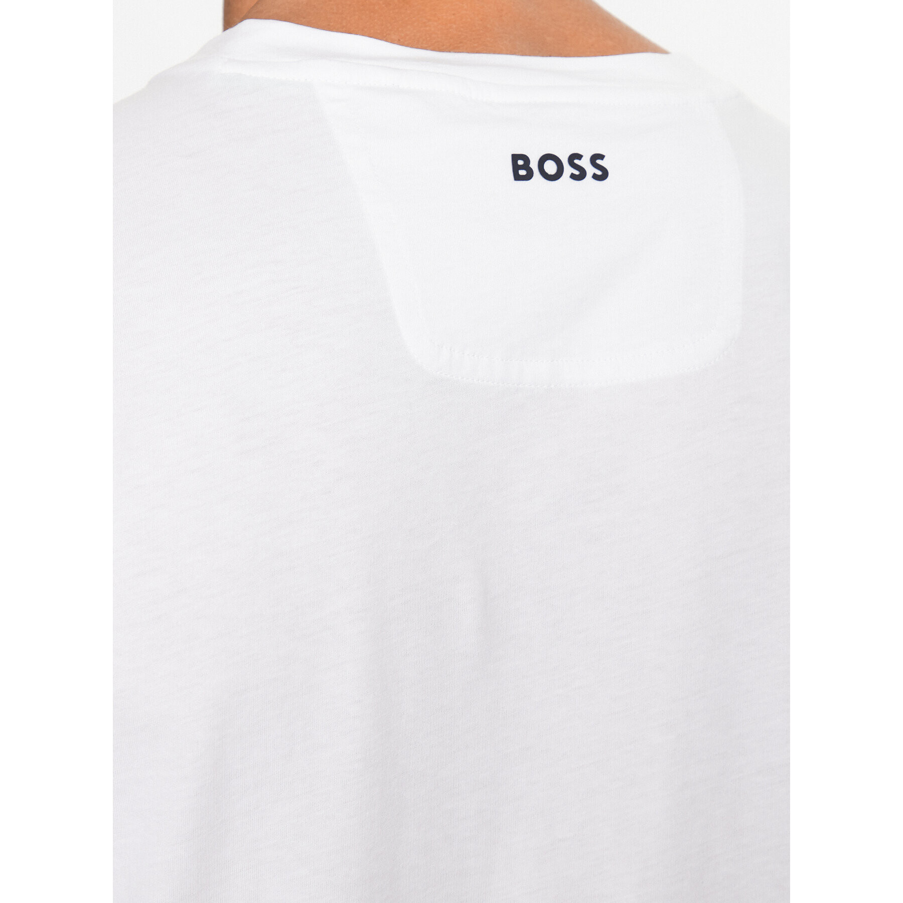 Boss Тишърт 50494106 Бял Regular Fit - Pepit.bg