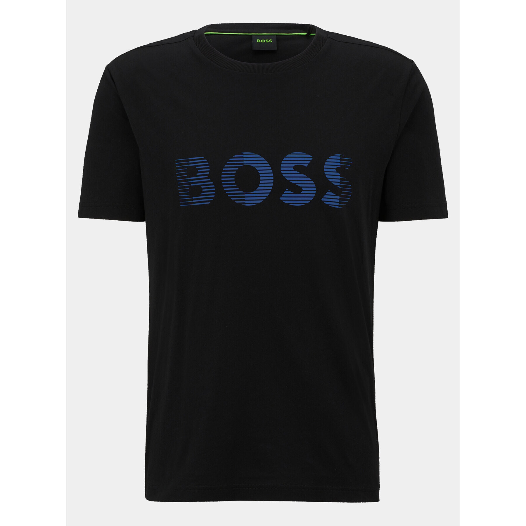 Boss Тишърт 50494106 Черен Regular Fit - Pepit.bg