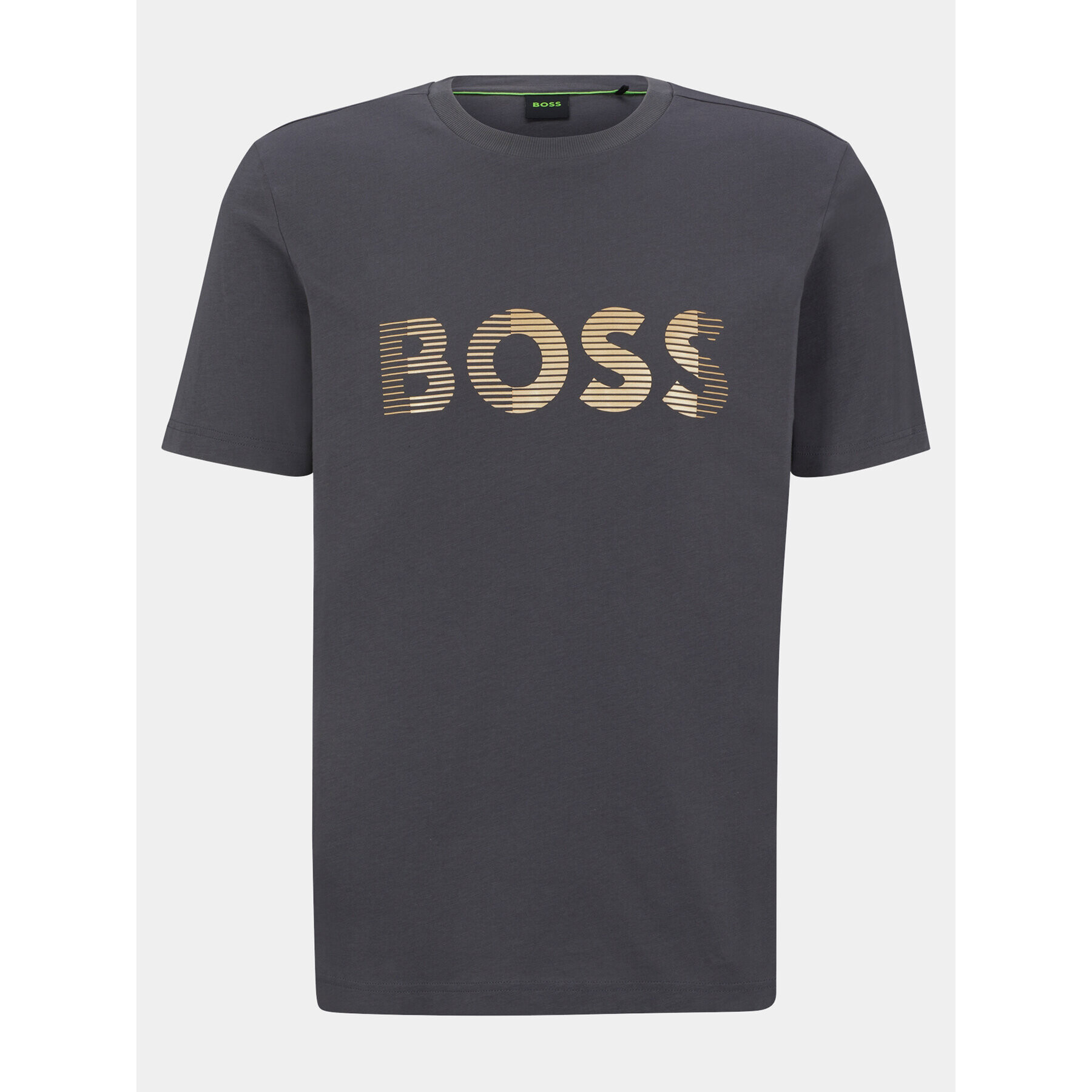 Boss Тишърт 50494106 Сив Regular Fit - Pepit.bg