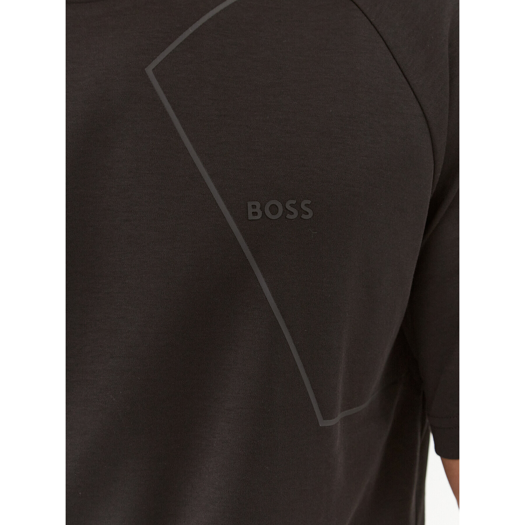 Boss Тишърт 50494374 Черен Regular Fit - Pepit.bg