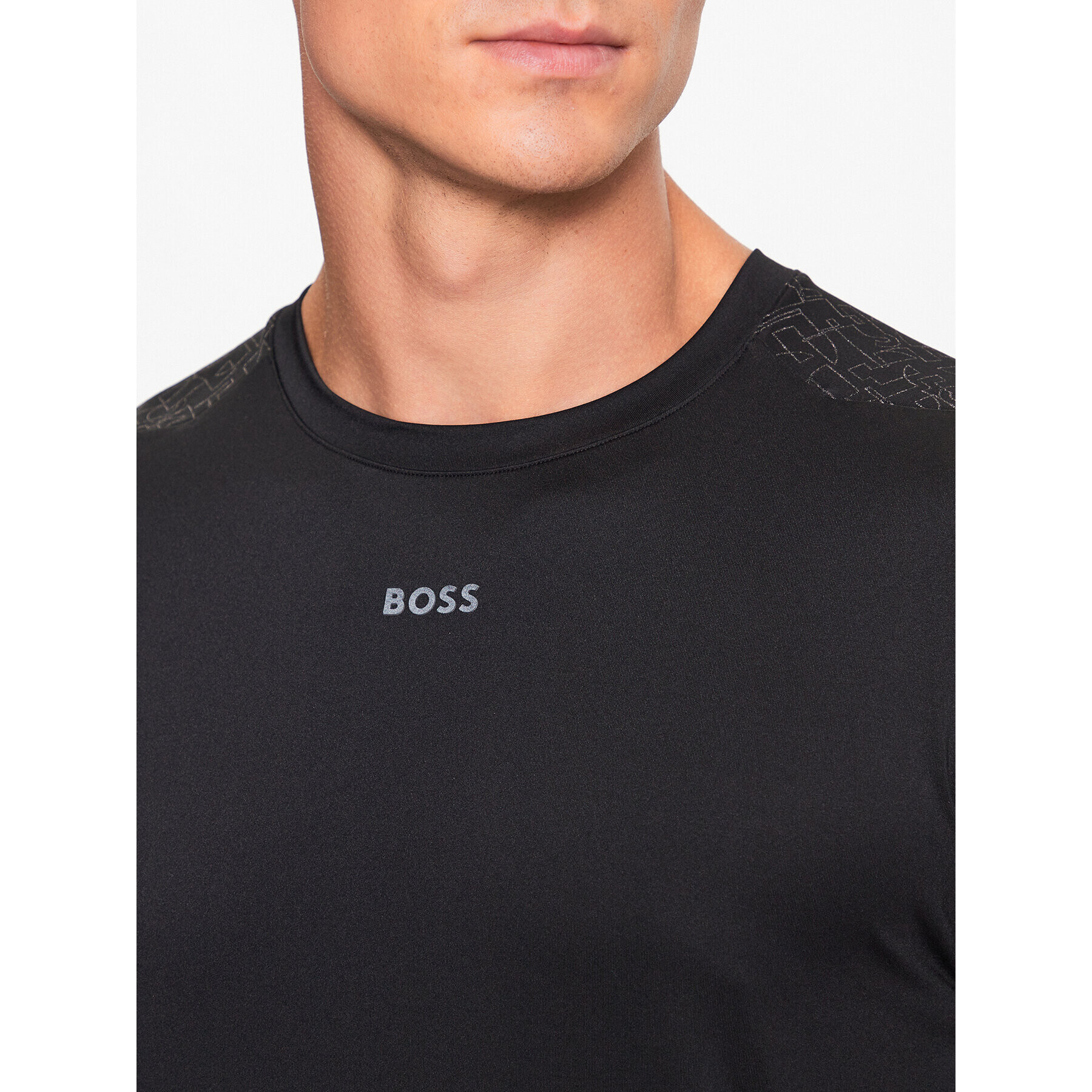Boss Тишърт 50494735 Черен Slim Fit - Pepit.bg