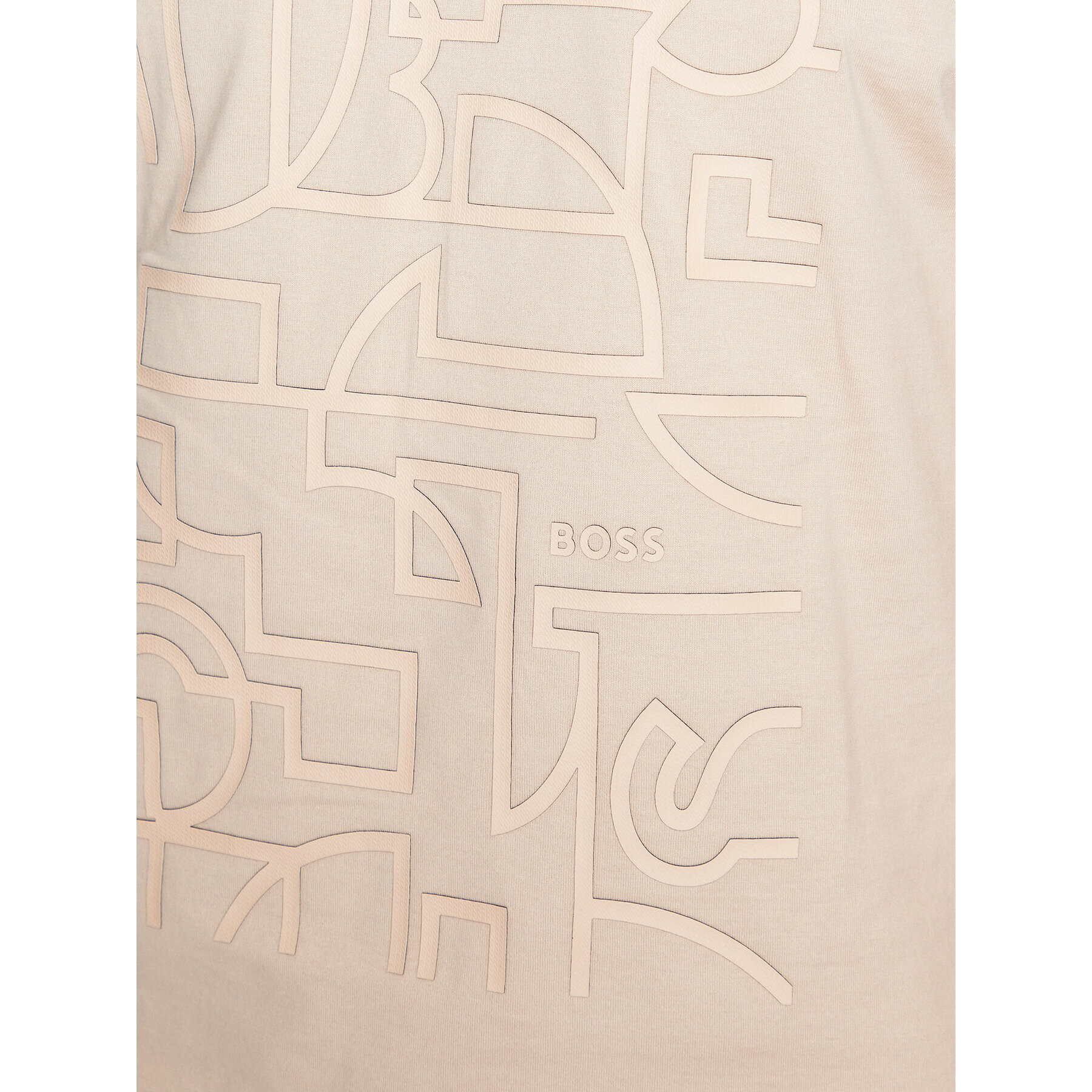 Boss Тишърт 50494783 Бежов Regular Fit - Pepit.bg