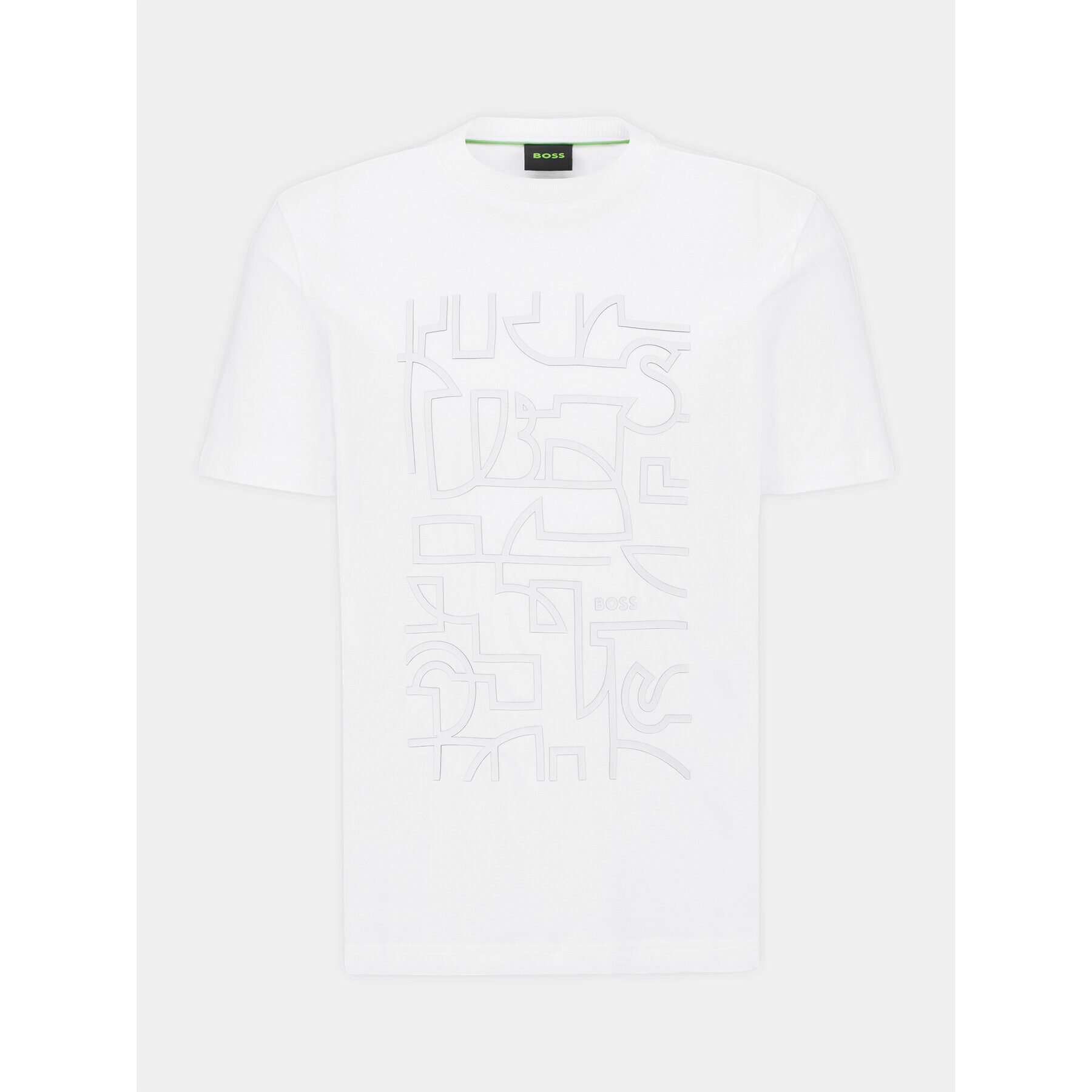 Boss Тишърт 50494783 Бял Regular Fit - Pepit.bg