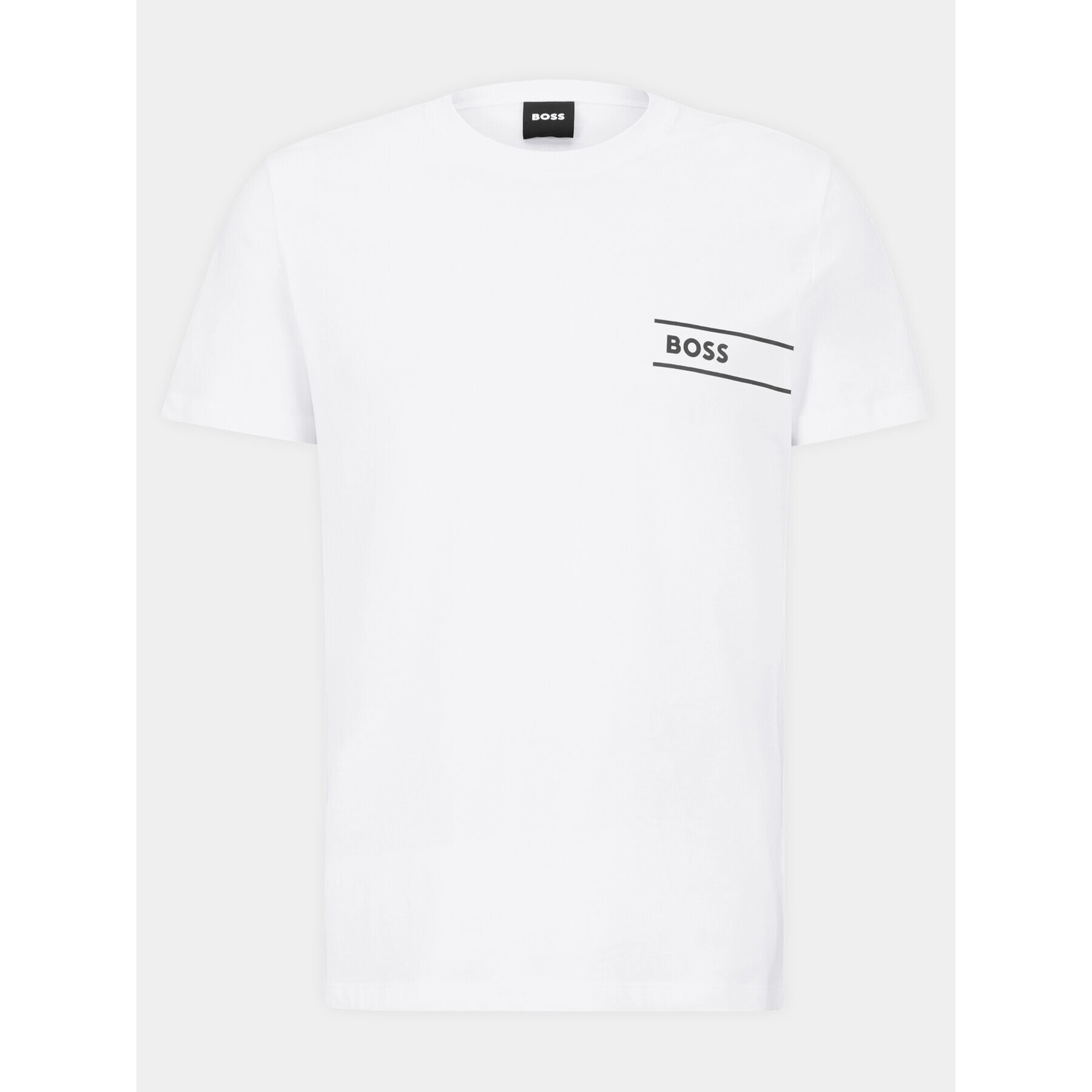 Boss Тишърт 50495484 Бял Regular Fit - Pepit.bg