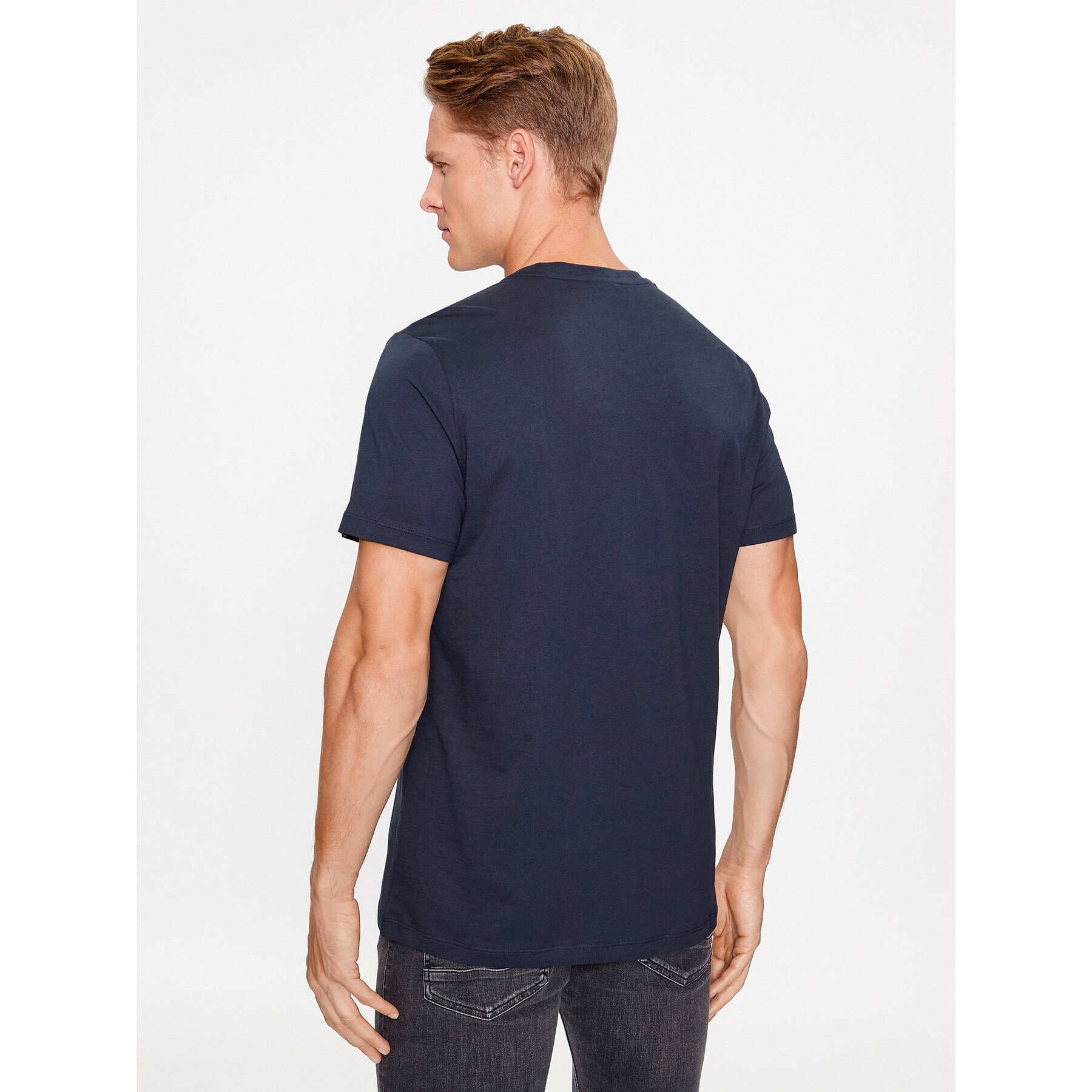 Boss Тишърт 50495484 Тъмносин Regular Fit - Pepit.bg