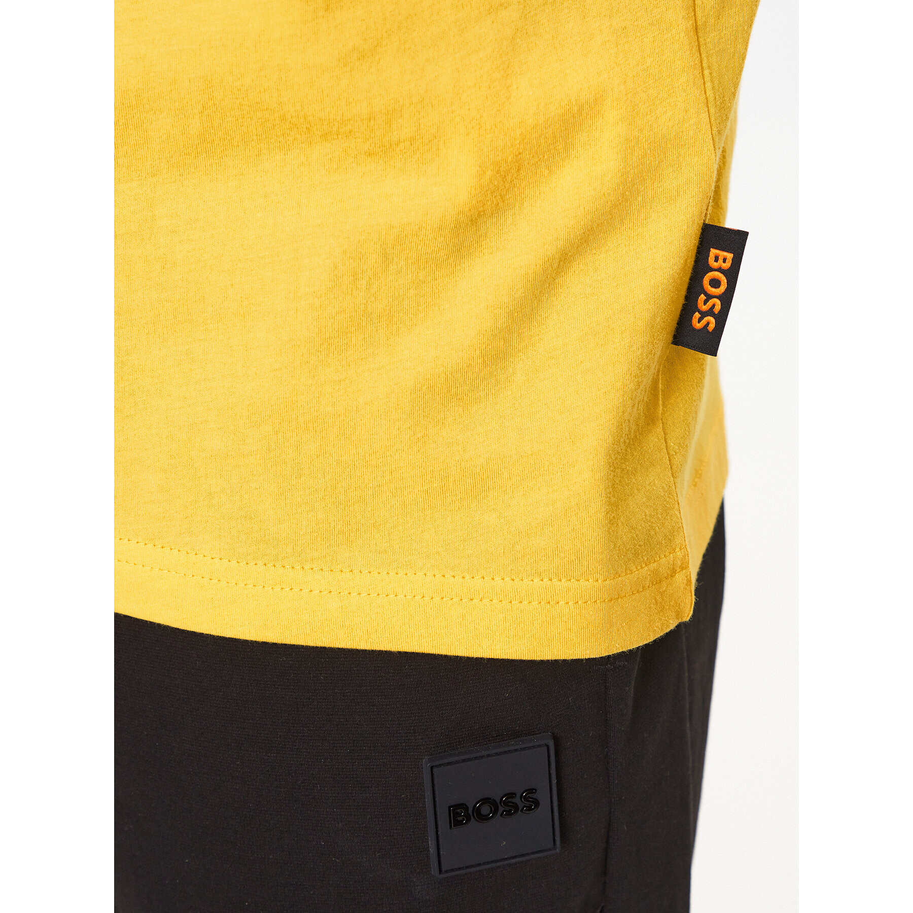 Boss Тишърт 50495700 Жълт Regular Fit - Pepit.bg