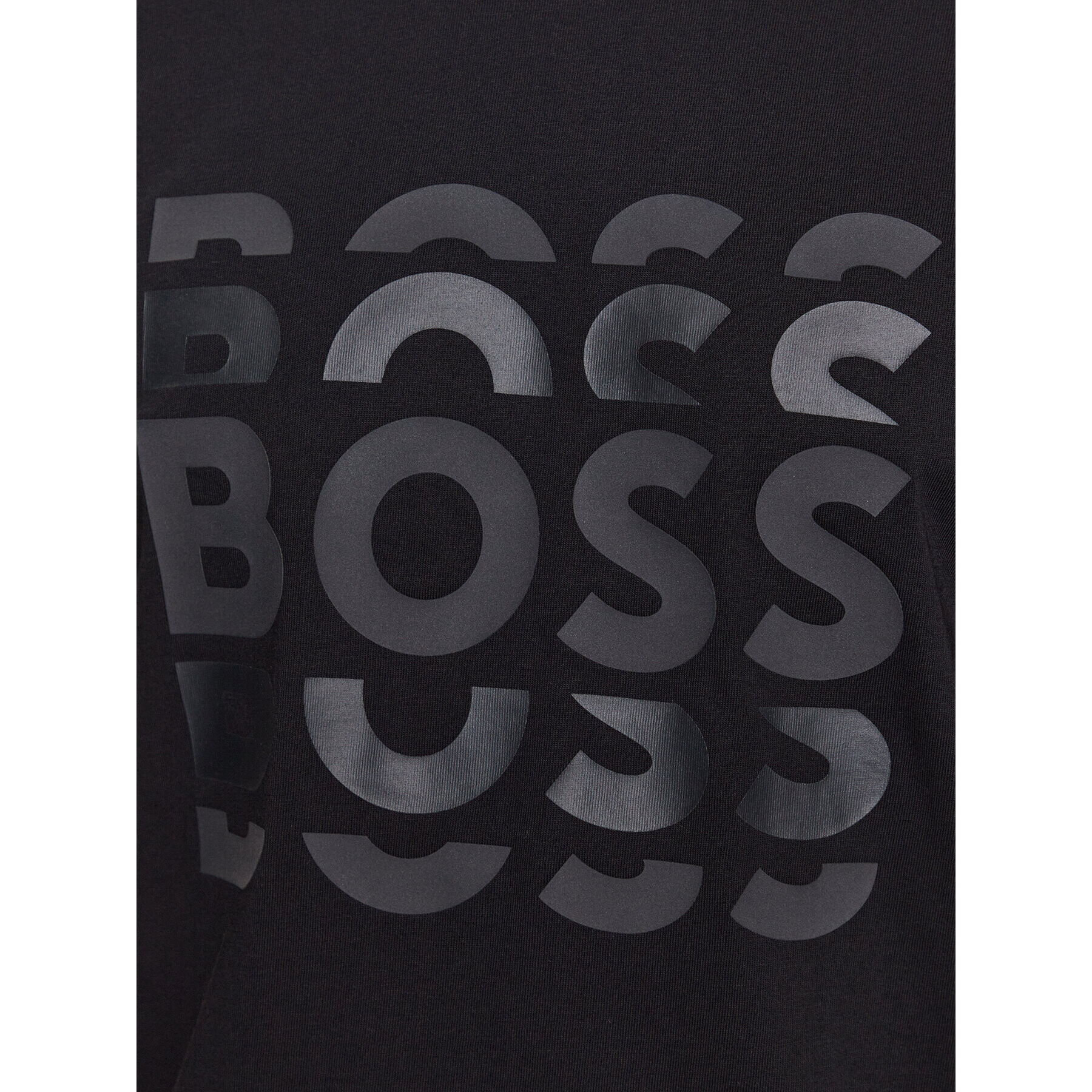 Boss Тишърт 50495735 Черен Regular Fit - Pepit.bg