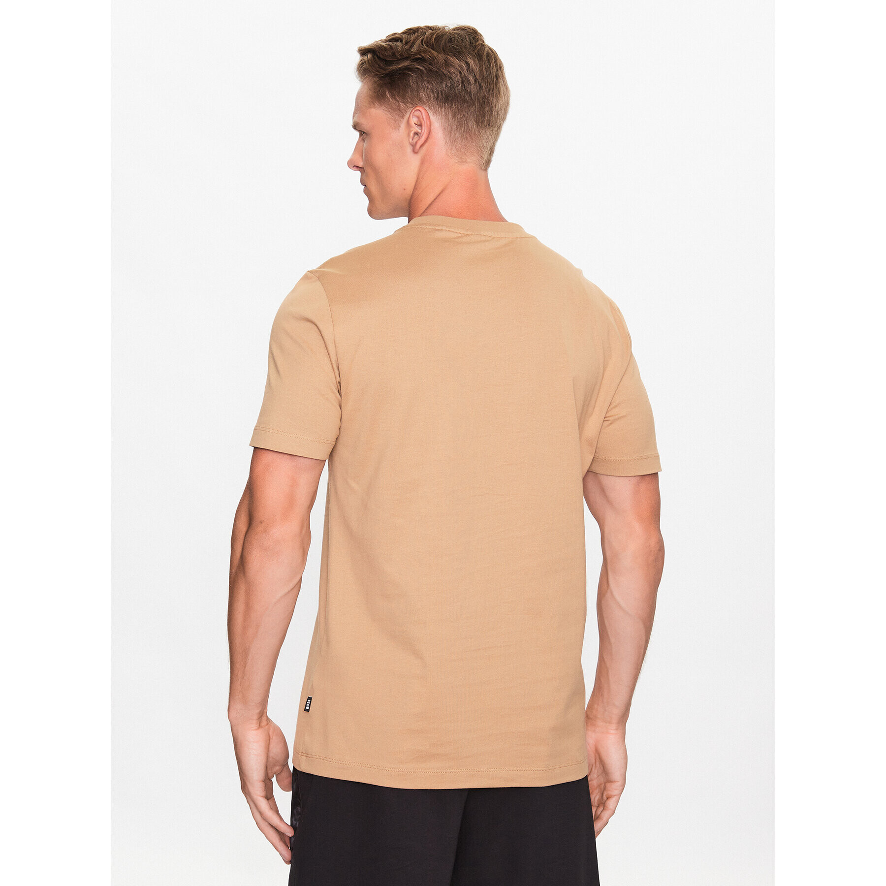 Boss Тишърт 50495742 Бежов Regular Fit - Pepit.bg