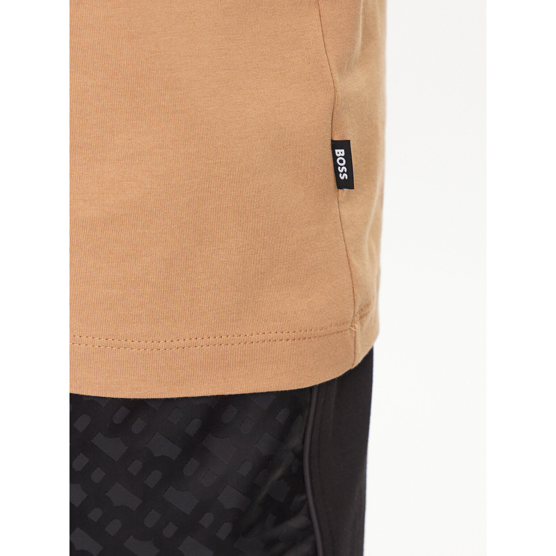 Boss Тишърт 50495742 Бежов Regular Fit - Pepit.bg