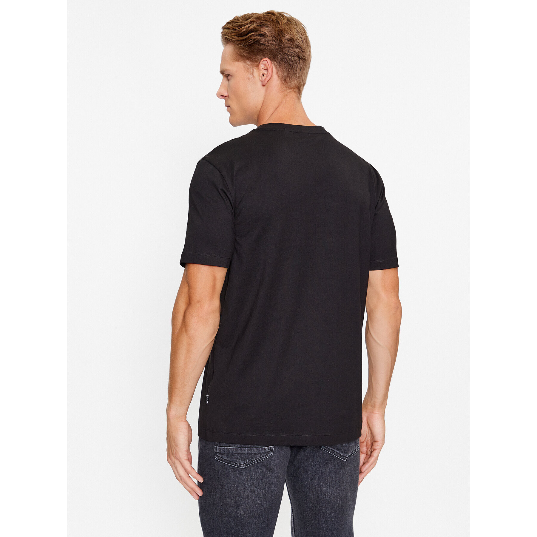 Boss Тишърт 50495742 Черен Regular Fit - Pepit.bg