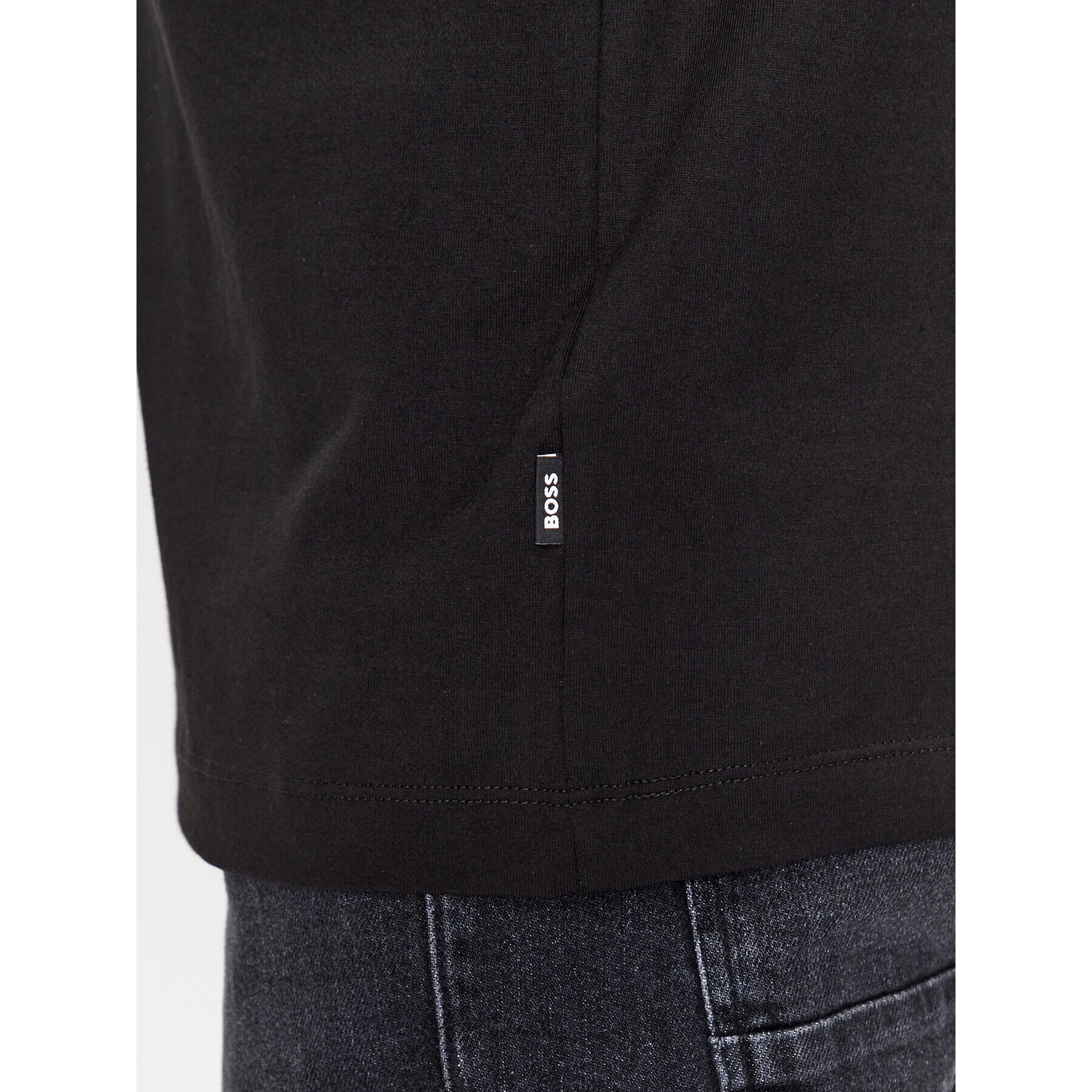 Boss Тишърт 50495742 Черен Regular Fit - Pepit.bg