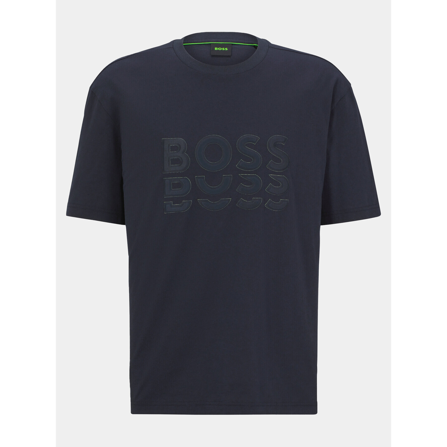 Boss Тишърт 50495876 Тъмносин Regular Fit - Pepit.bg