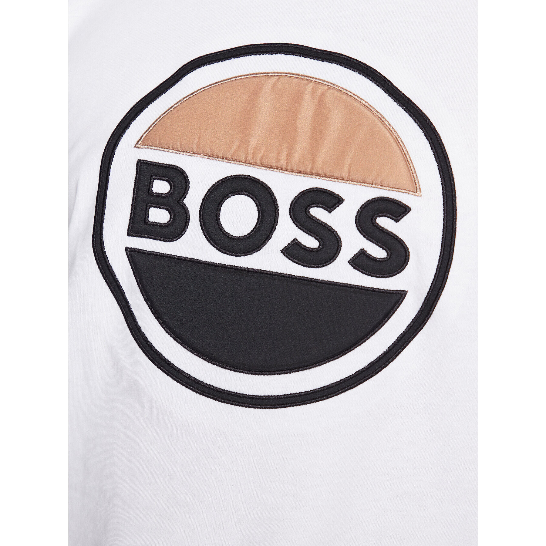 Boss Тишърт 50496223 Бял Regular Fit - Pepit.bg