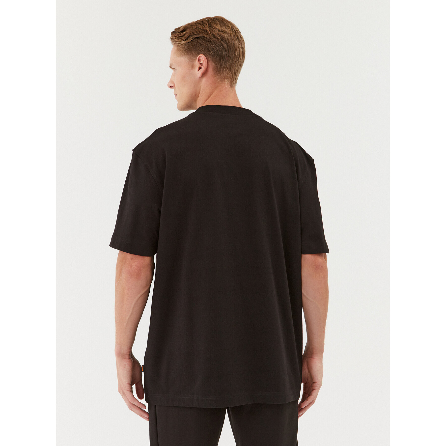 Boss Тишърт 50498409 Черен Relaxed Fit - Pepit.bg