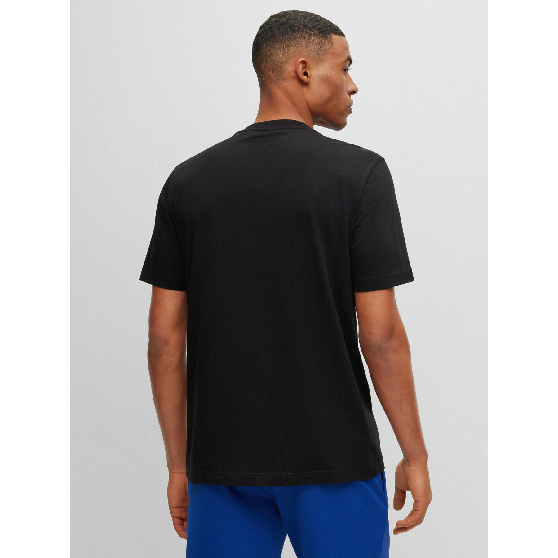 Boss Тишърт 50499973 Черен Regular Fit - Pepit.bg