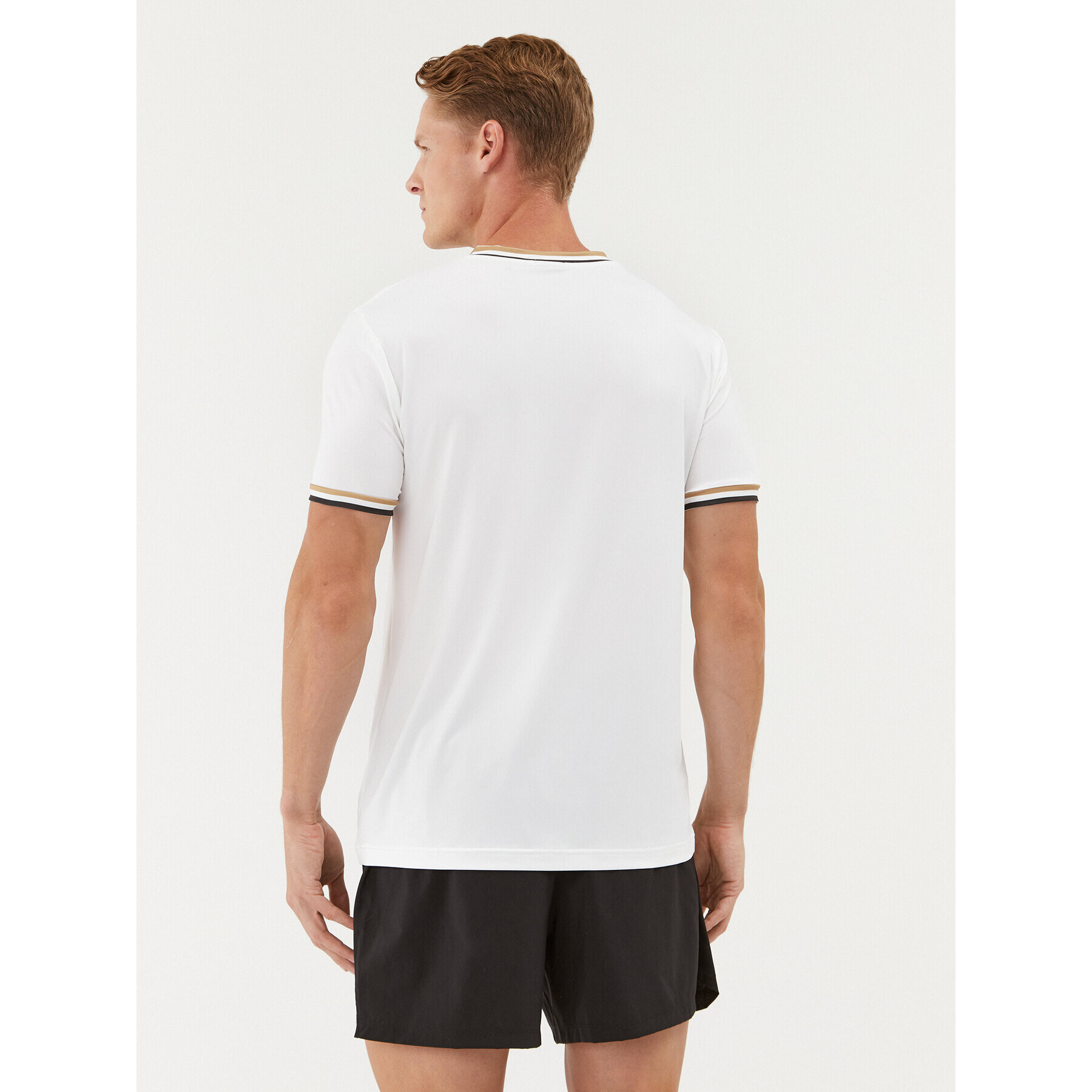 Boss Тишърт 50502859 Бял Slim Fit - Pepit.bg