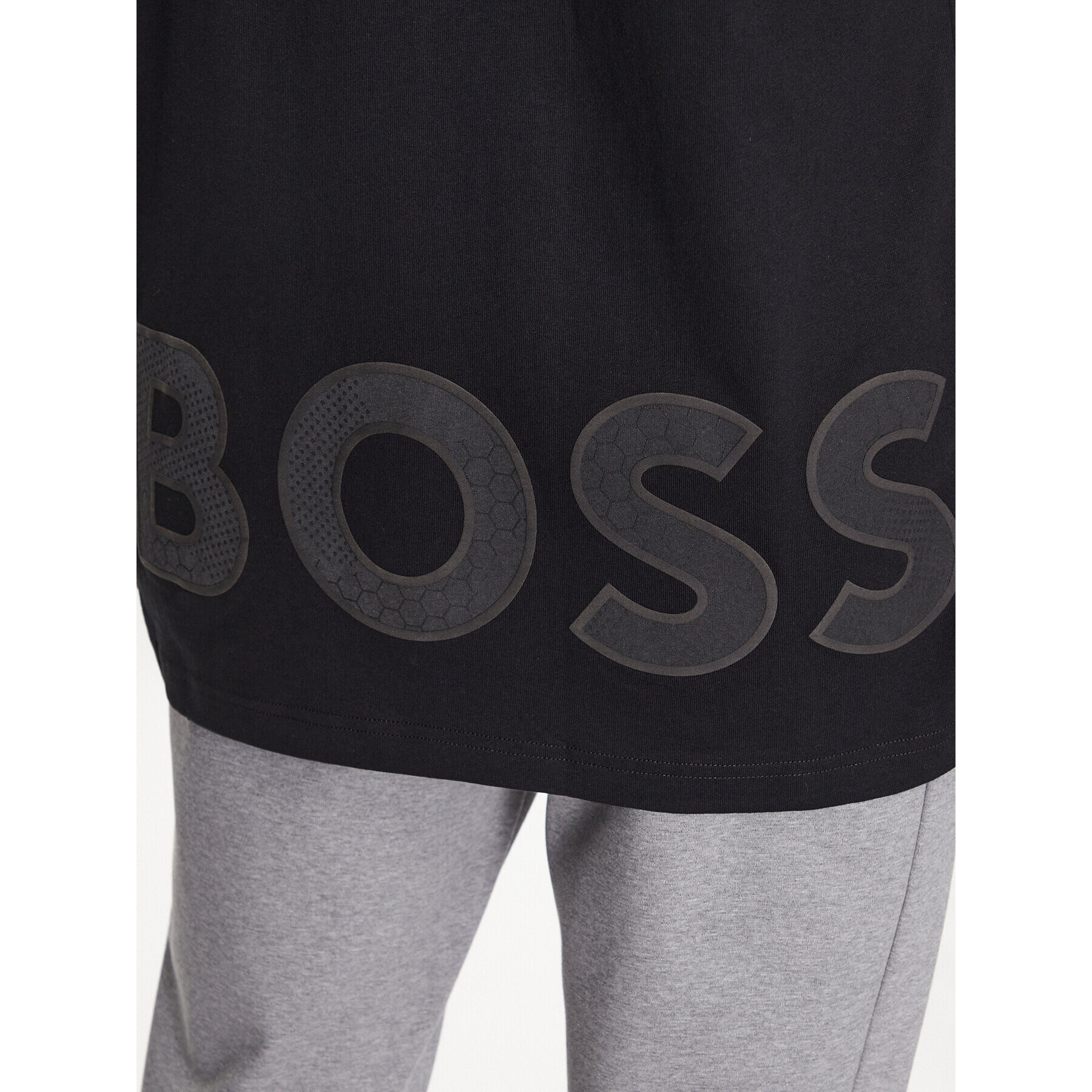 Boss Тишърт 50503105 Черен Relaxed Fit - Pepit.bg