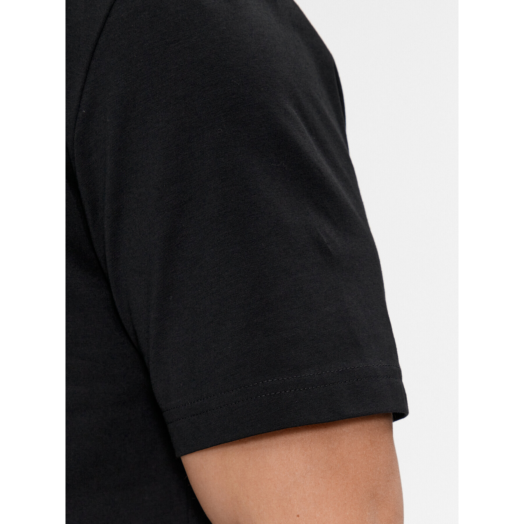Boss Тишърт 50506340 Черен Regular Fit - Pepit.bg
