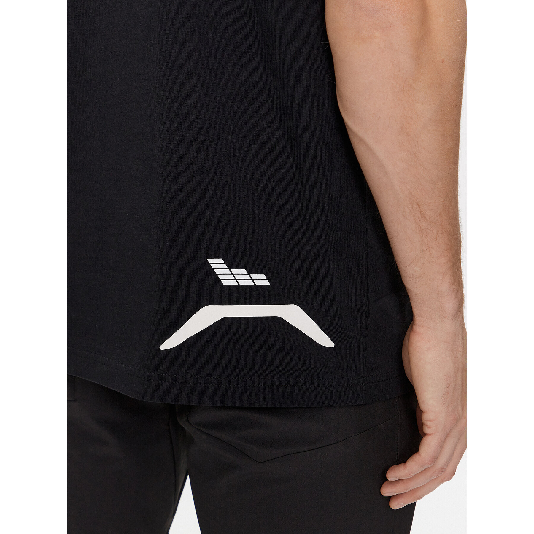 Boss Тишърт 50506358 Черен Regular Fit - Pepit.bg