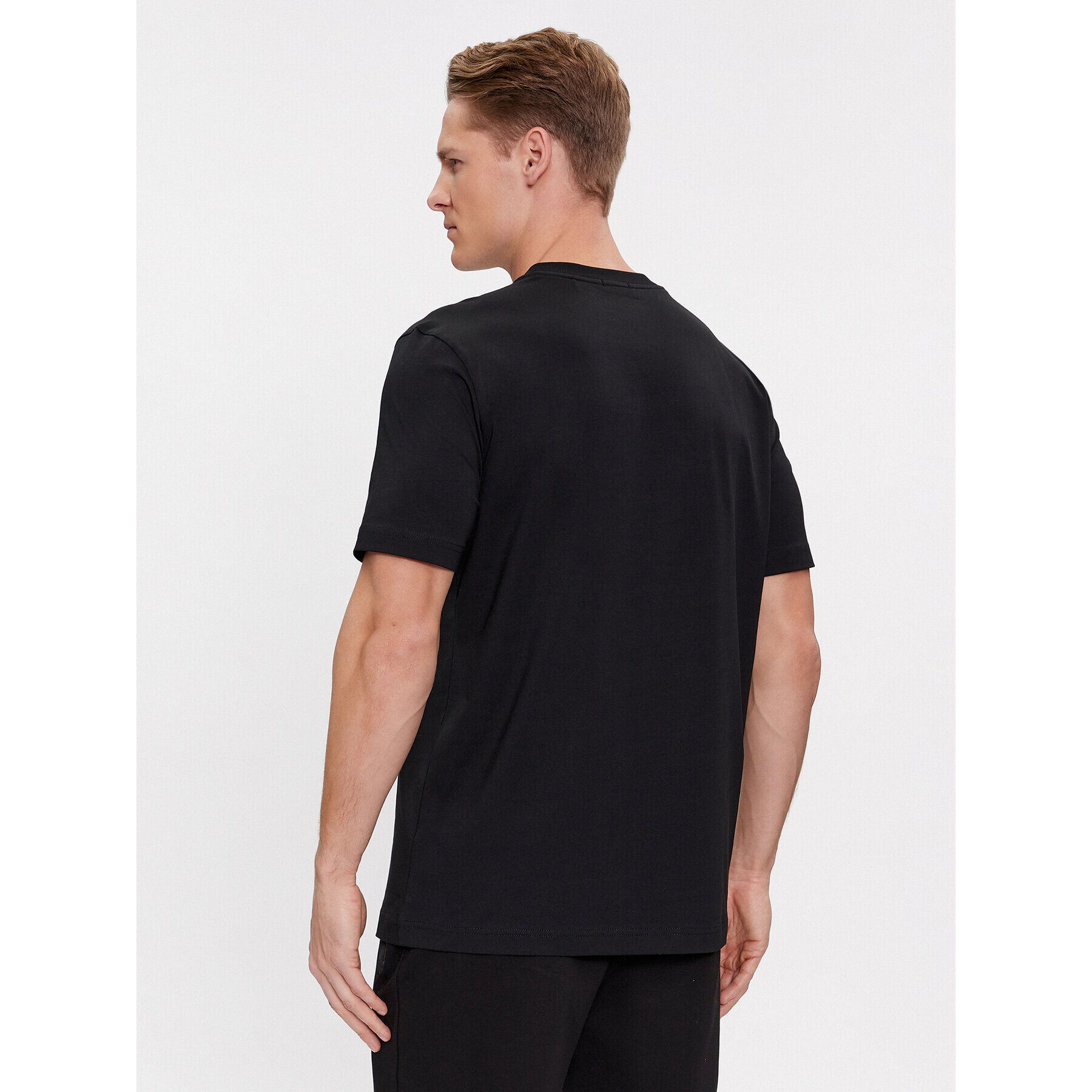 Boss Тишърт 50506372 Черен Regular Fit - Pepit.bg