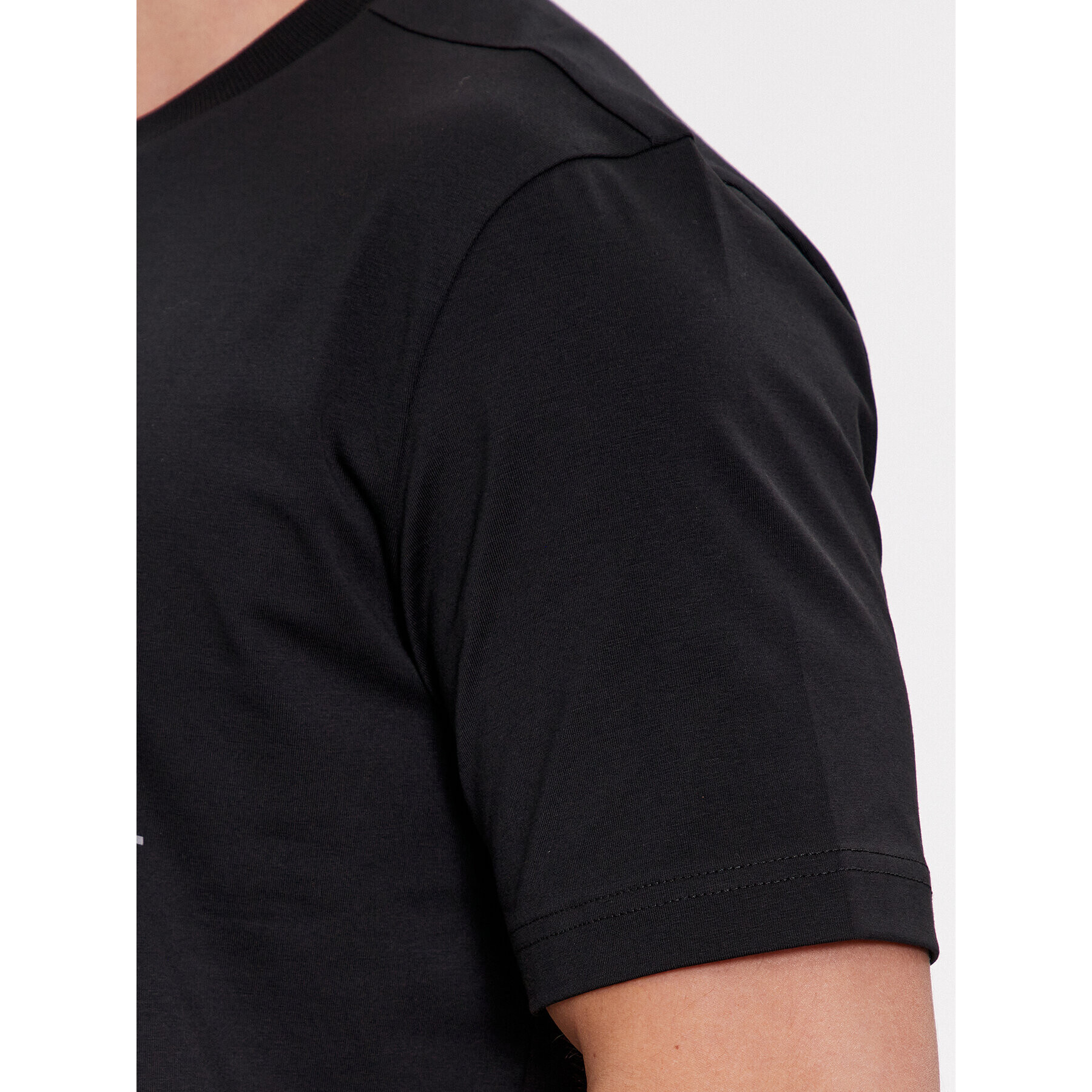 Boss Тишърт 50506372 Черен Regular Fit - Pepit.bg