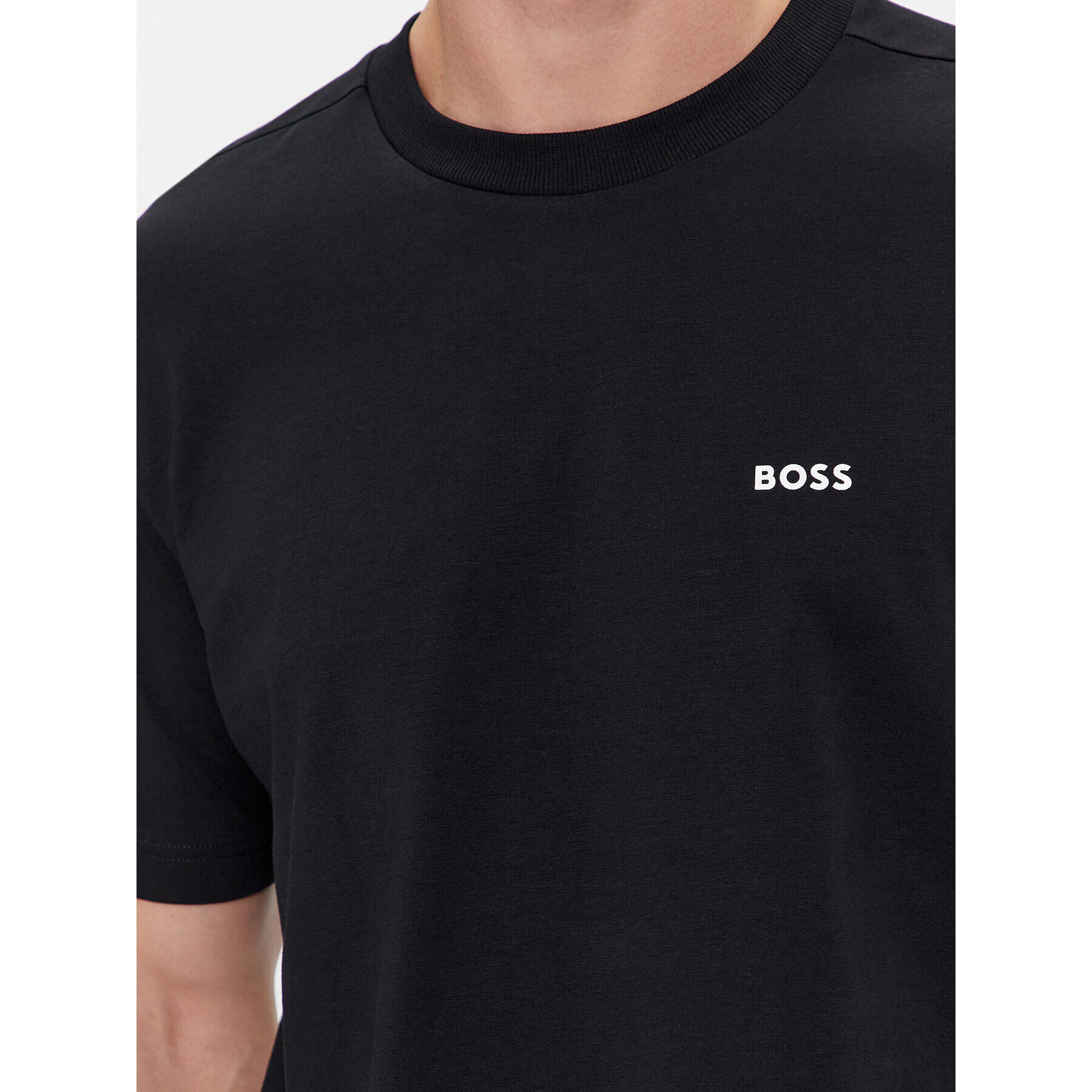 Boss Тишърт 50506373 Черен Regular Fit - Pepit.bg