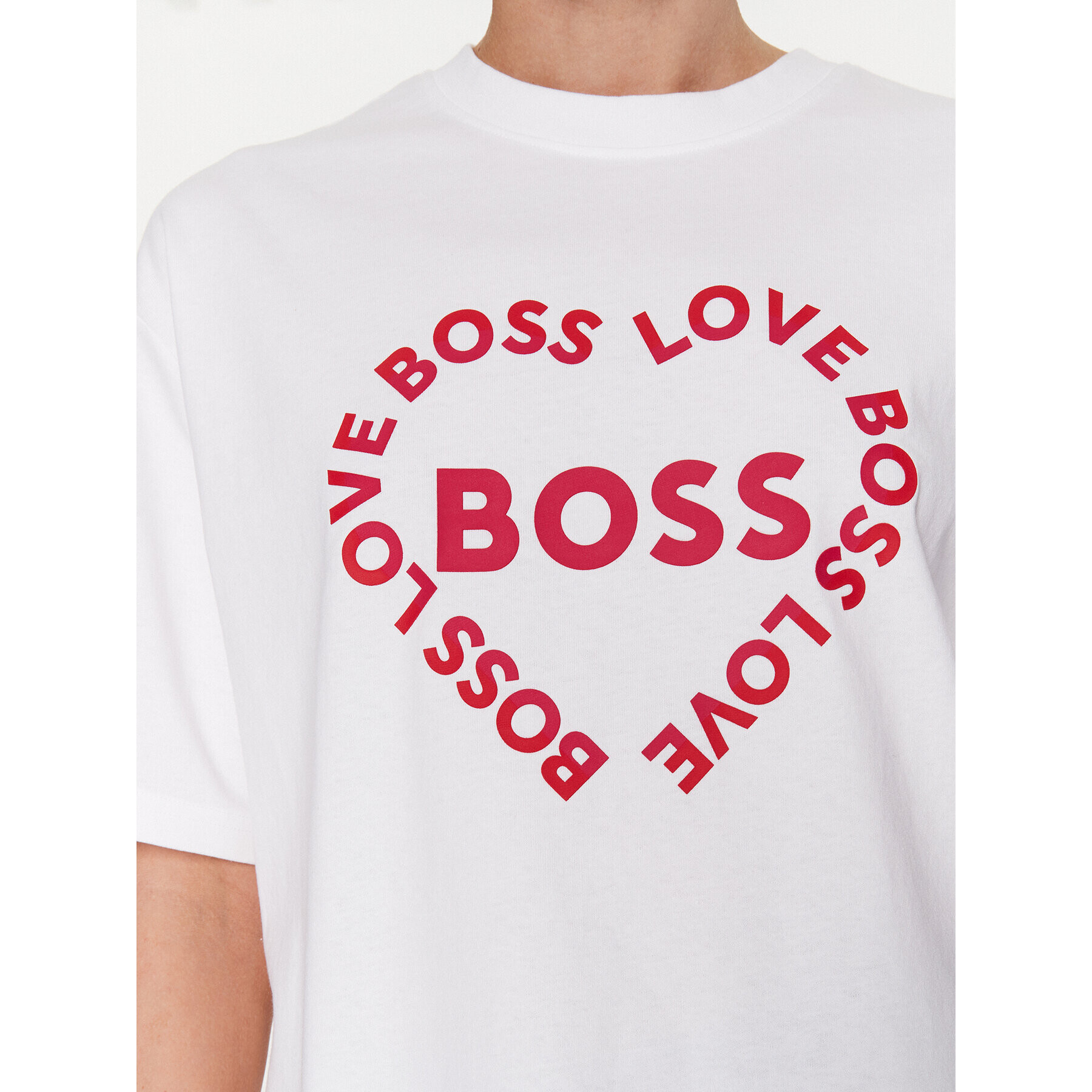 Boss Тишърт C Ebase Vd 50491408 Бял Relaxed Fit - Pepit.bg